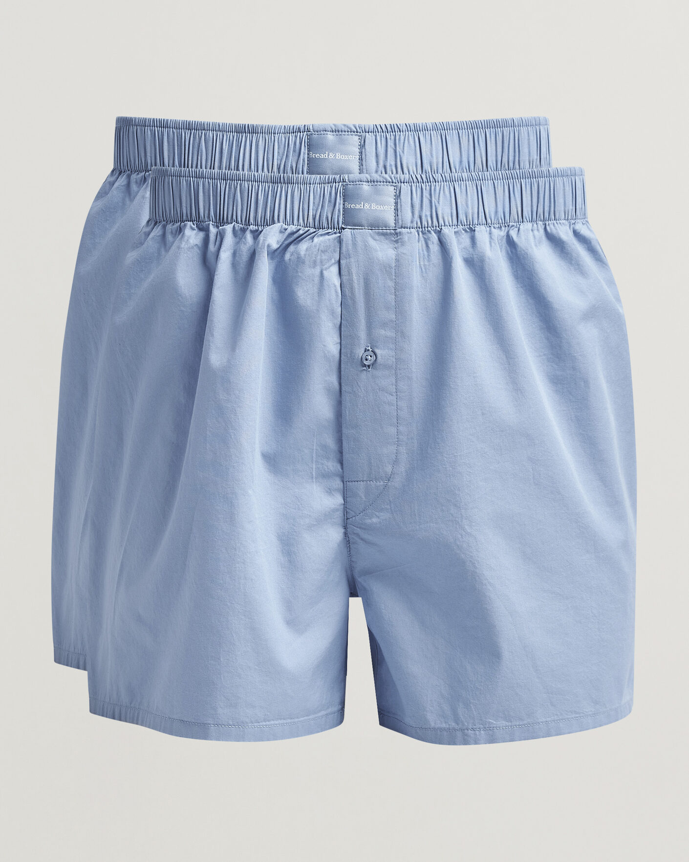 Herre | Undertøj | Bread & Boxers | 2-Pack Boxer Shorts Air Blue