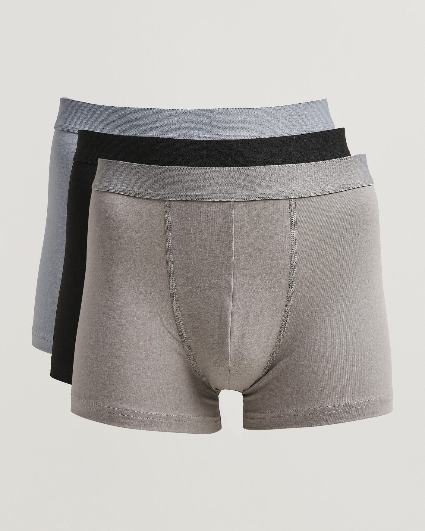 Herre | Undertøj | Bread & Boxers | 3-Pack Boxer Brief Blue/Grey/Black
