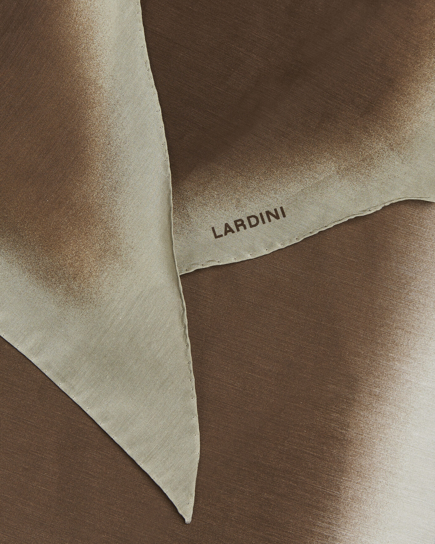 Herre | Tørklæde | Lardini | Cotton/Silk Scarf Brown