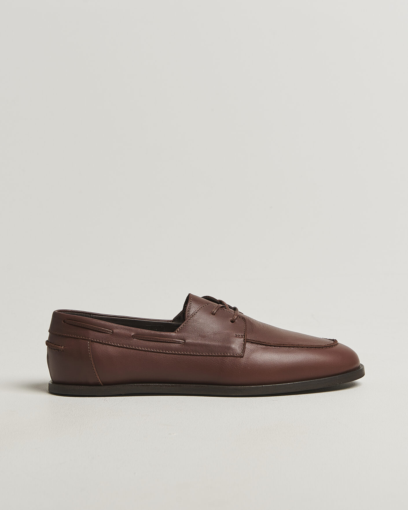 Herre | Sejlersko | Lardini | Orfeo Leather Boat Shoe Brown