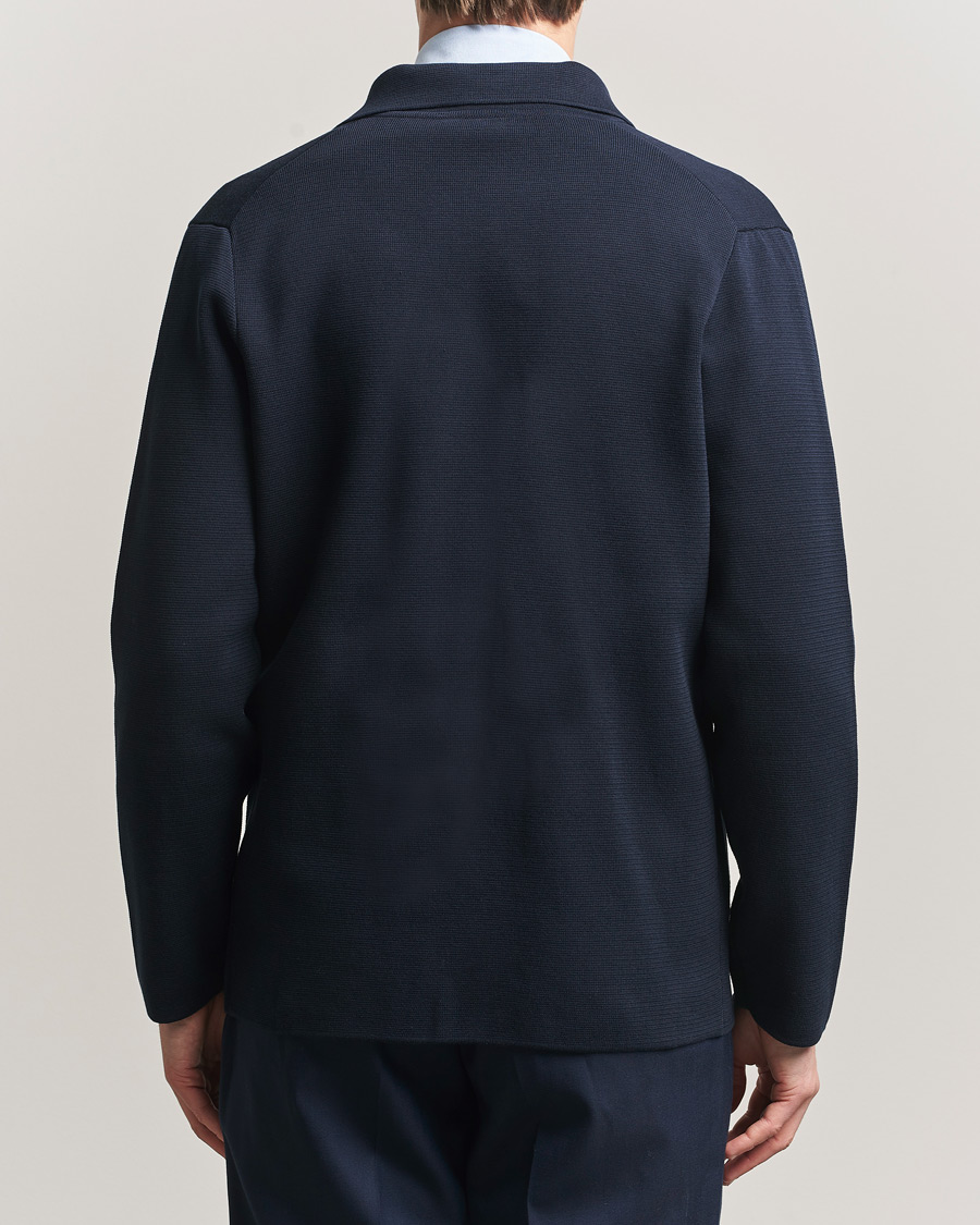 Herre | Blazere & jakker | Lardini | Knitted Cotton Blazer Navy