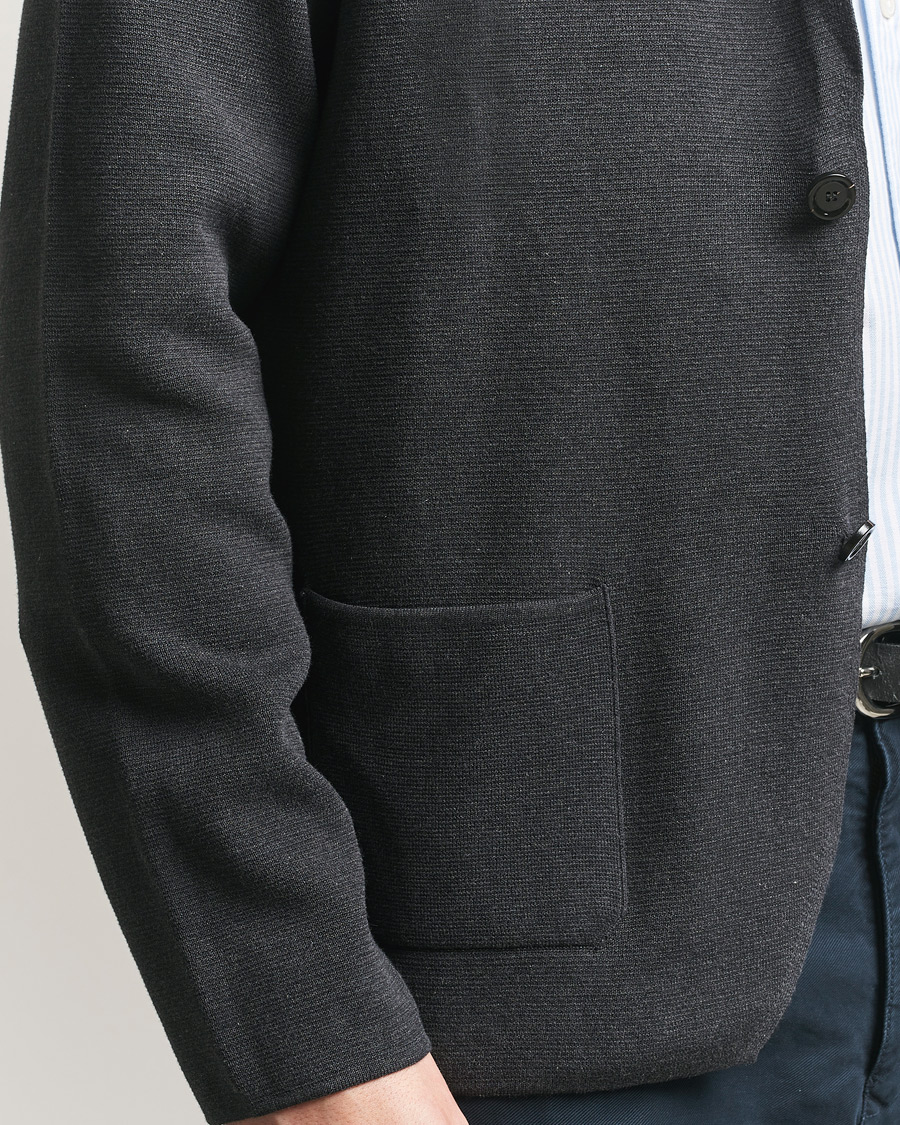 Herre | Blazere & jakker | Lardini | Knitted Cotton Blazer Grey