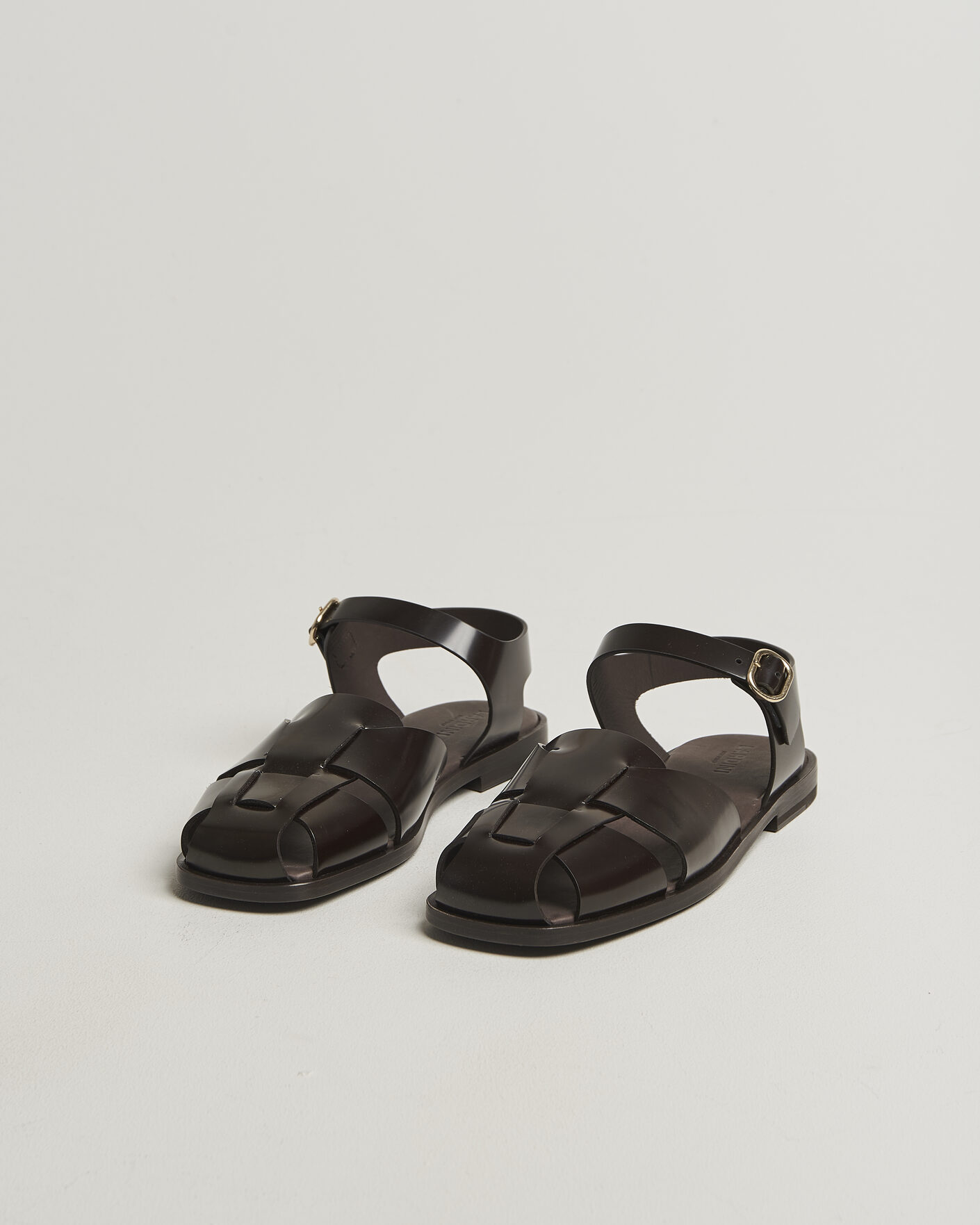 Herre | Sandaler & Hjemmesko | Lardini | Marcel Leather Sandal Dark Brown