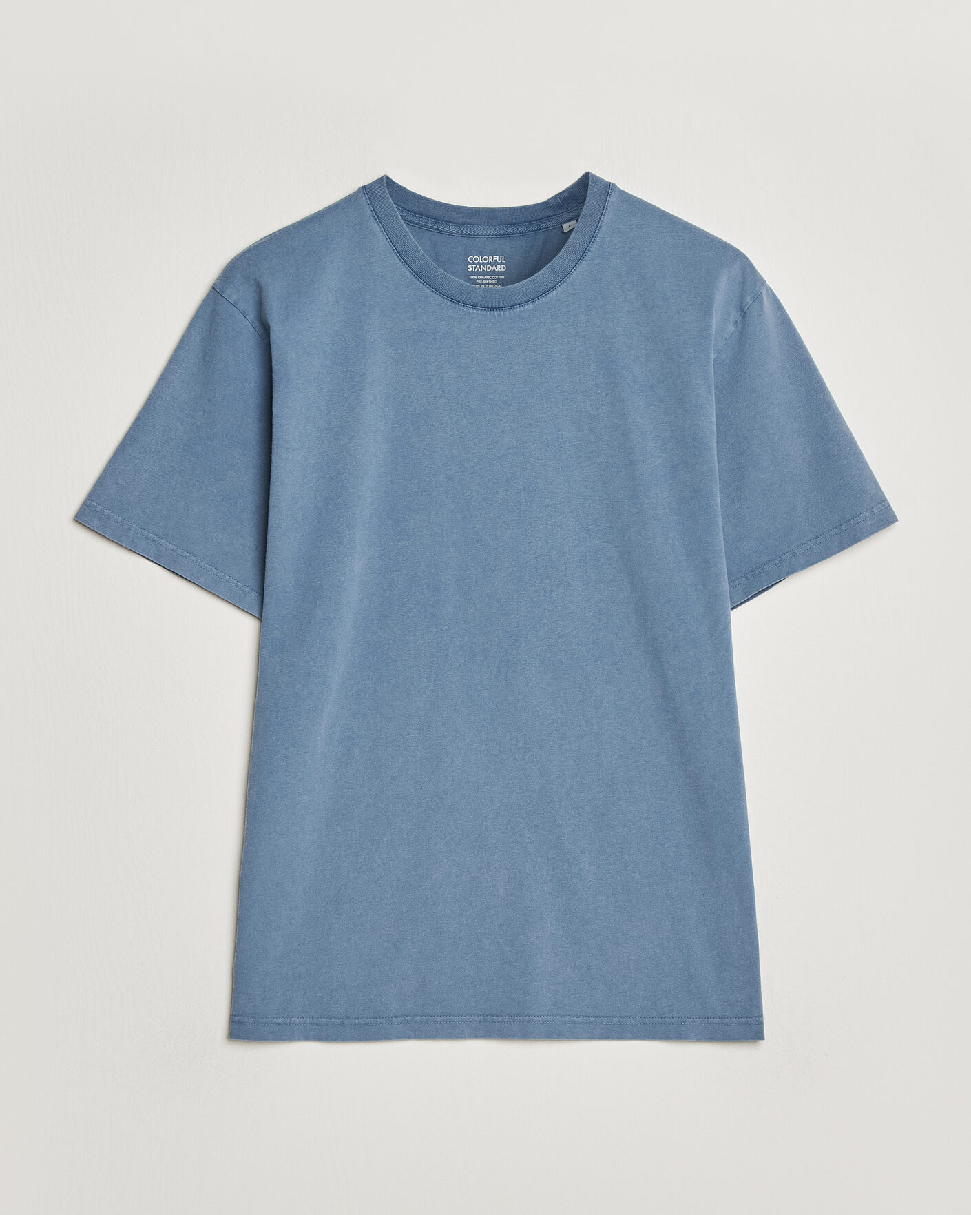 Herre | T-Shirts | Colorful Standard | Classic Organic T-Shirt Faded Indigo