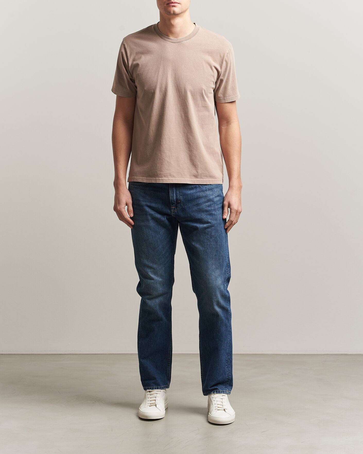 Herre | T-Shirts | Colorful Standard | Classic Organic T-Shirt Faded Khaki