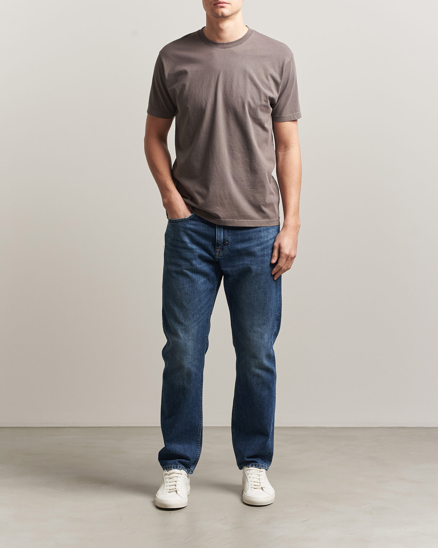 Herre | T-Shirts | Colorful Standard | Classic Organic T-Shirt Faded Mud