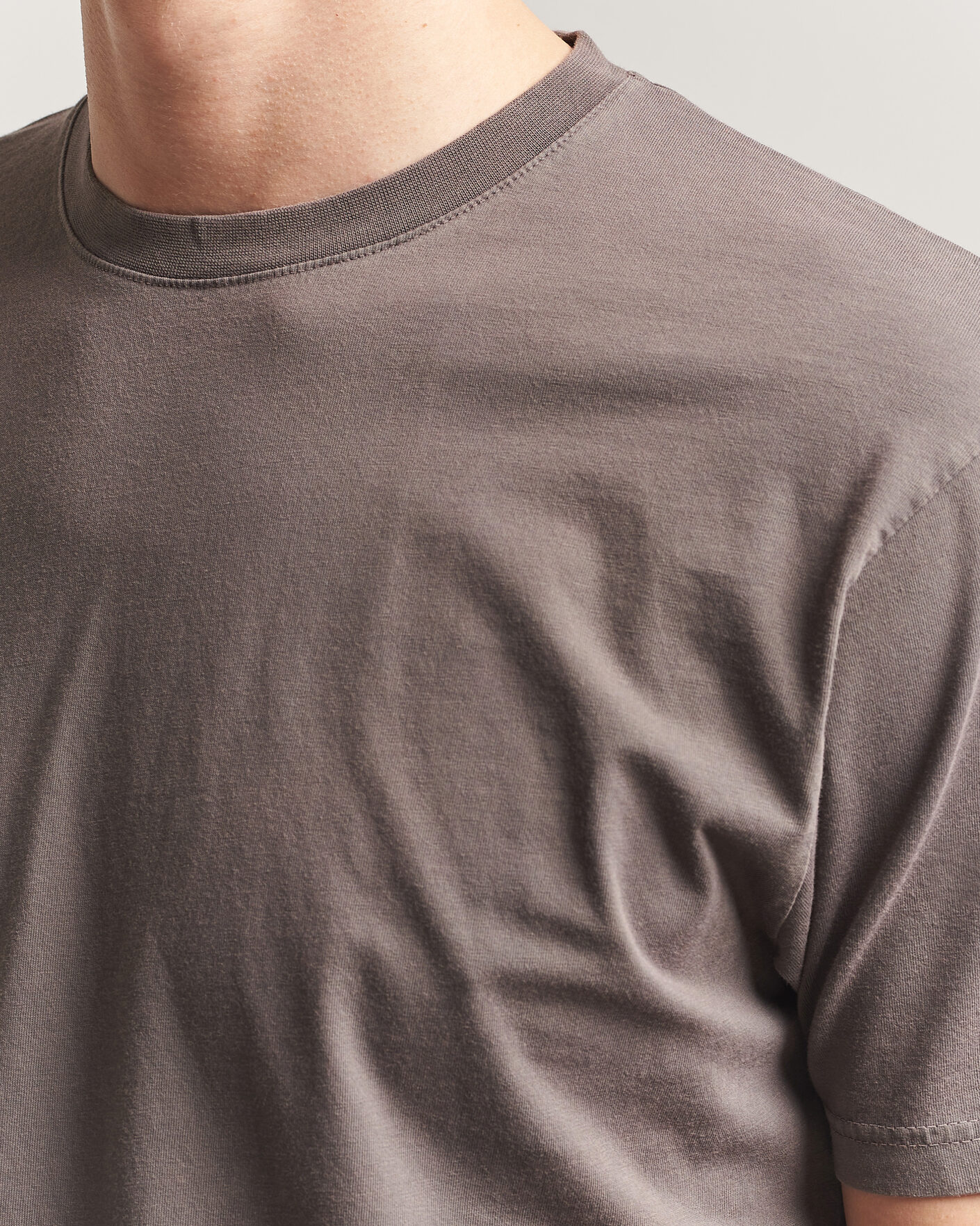 Herre | T-Shirts | Colorful Standard | Classic Organic T-Shirt Faded Mud