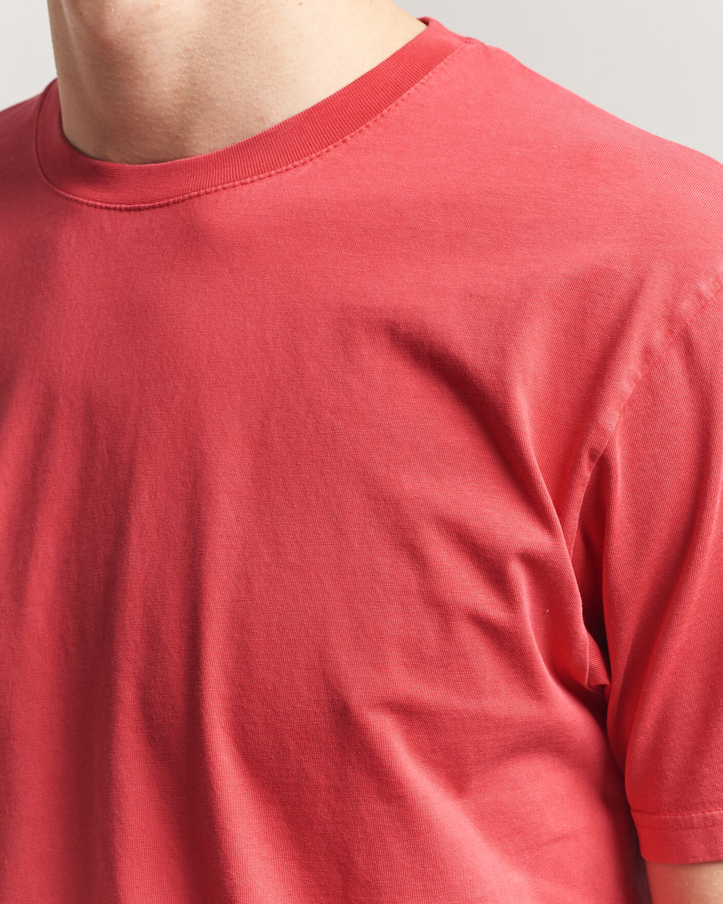 Herre | T-Shirts | Colorful Standard | Classic Organic T-Shirt Faded Red