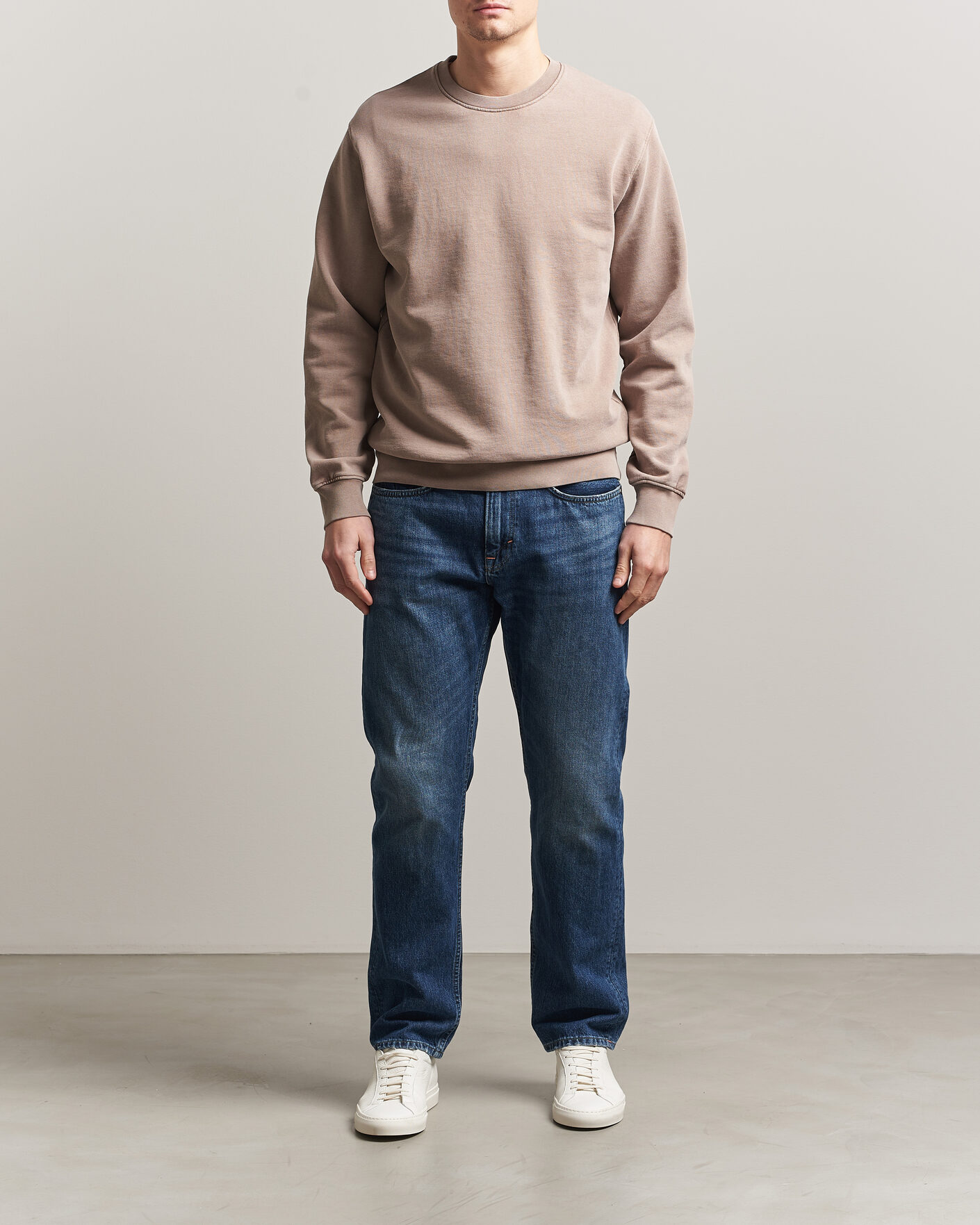Herre | Trøjer | Colorful Standard | Classic Organic Crew Neck Sweat Faded Khaki