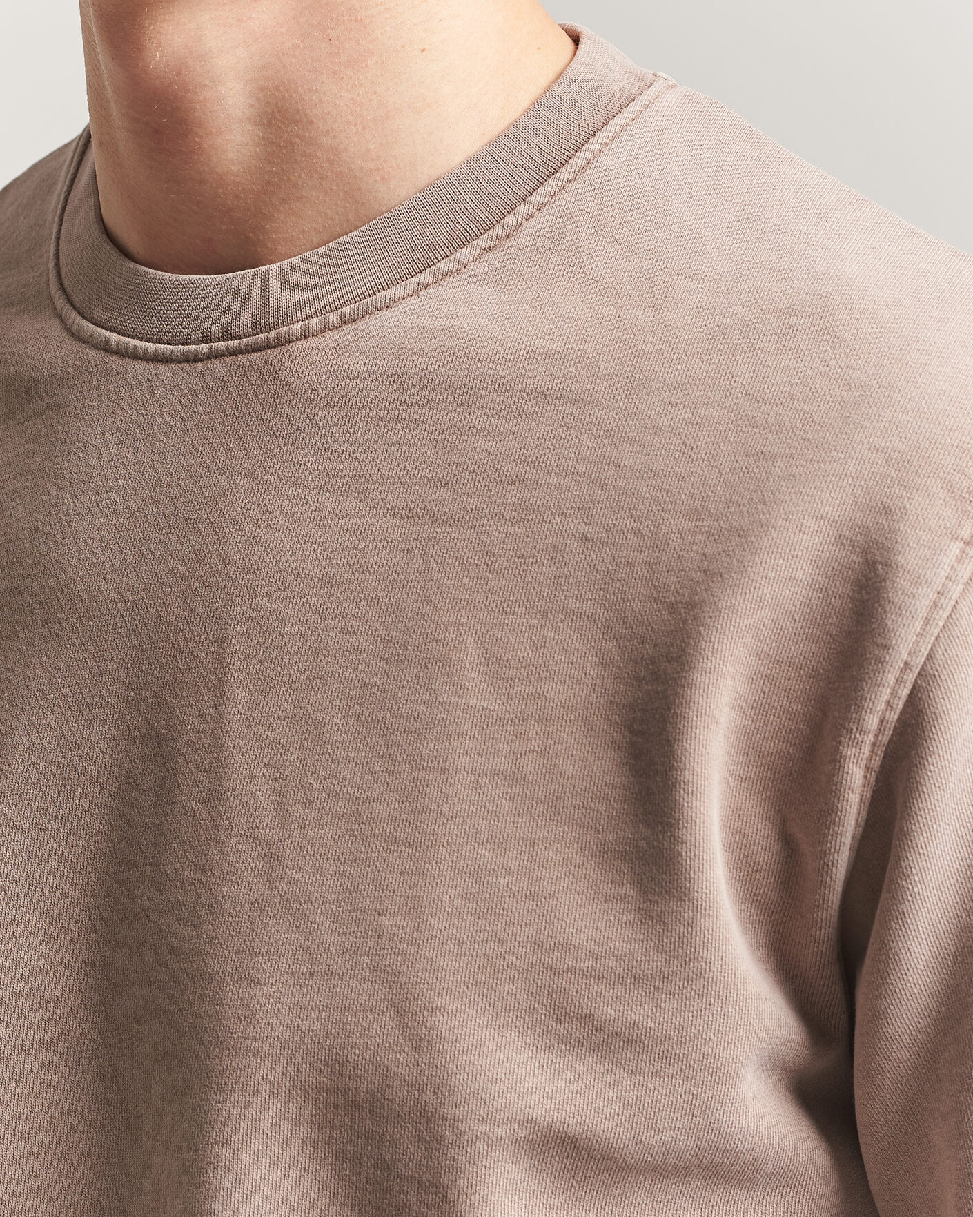 Herre | Trøjer | Colorful Standard | Classic Organic Crew Neck Sweat Faded Khaki