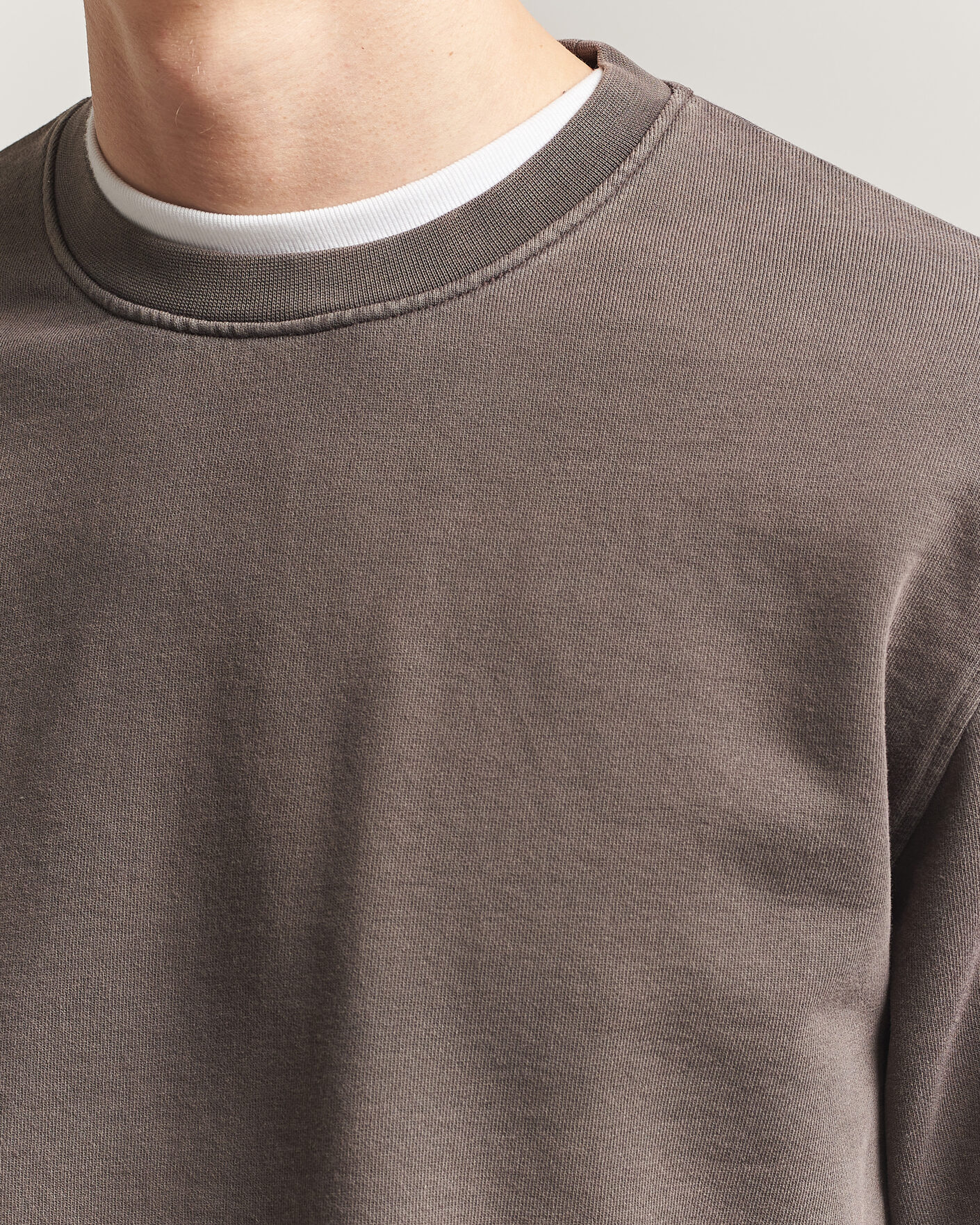 Herre | Trøjer | Colorful Standard | Classic Organic Crew Neck Sweat Fade Mud