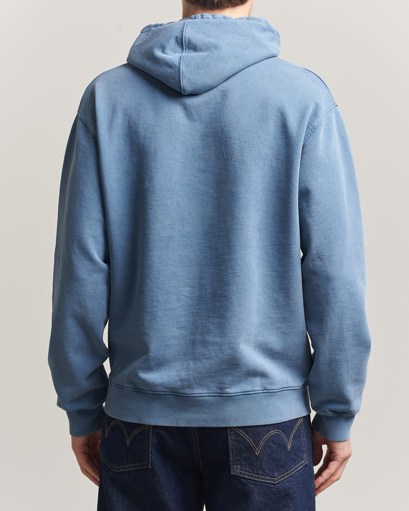 Herre | Trøjer | Colorful Standard | Classic Organic Hood Faded Indigo