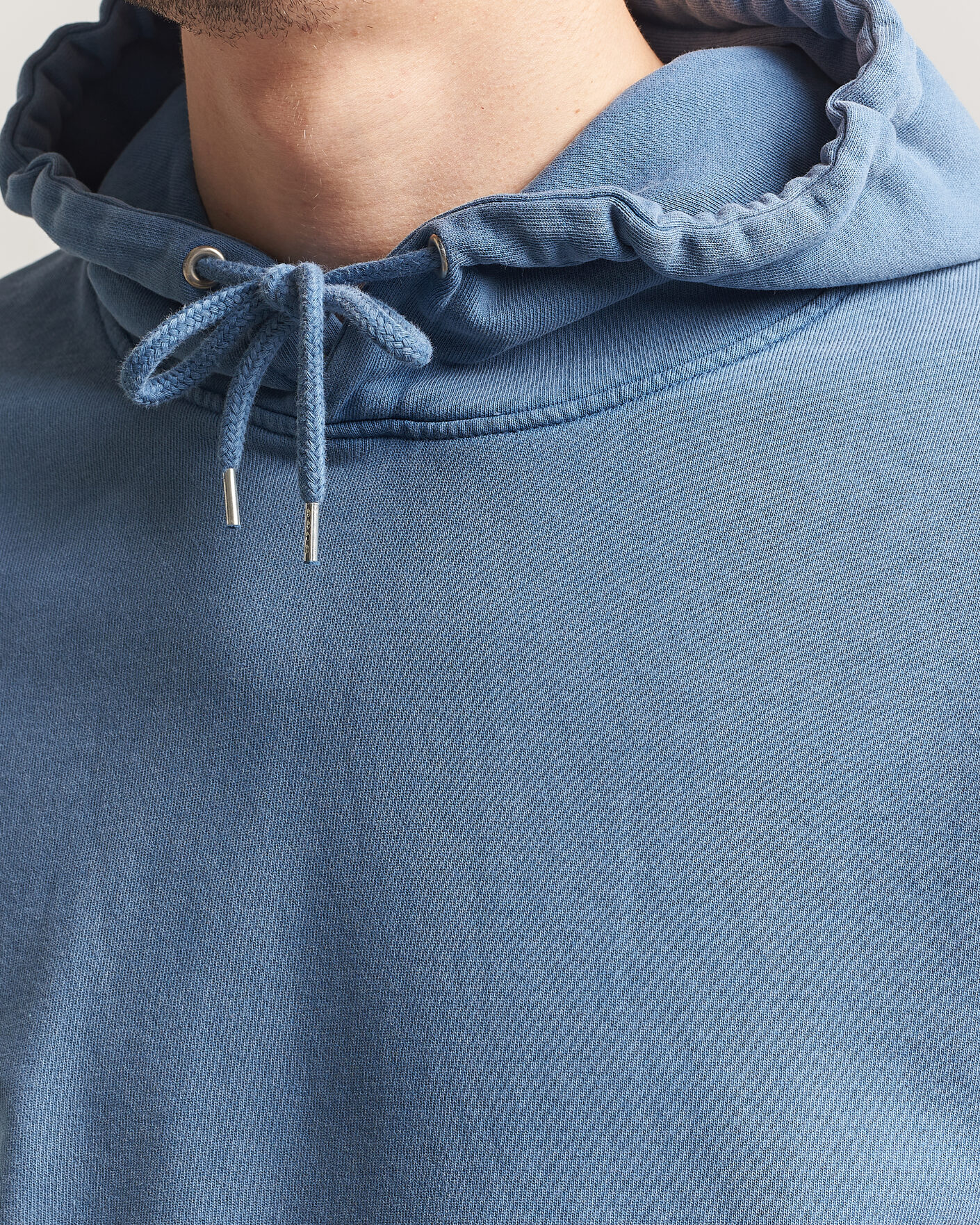 Herre | Trøjer | Colorful Standard | Classic Organic Hood Faded Indigo