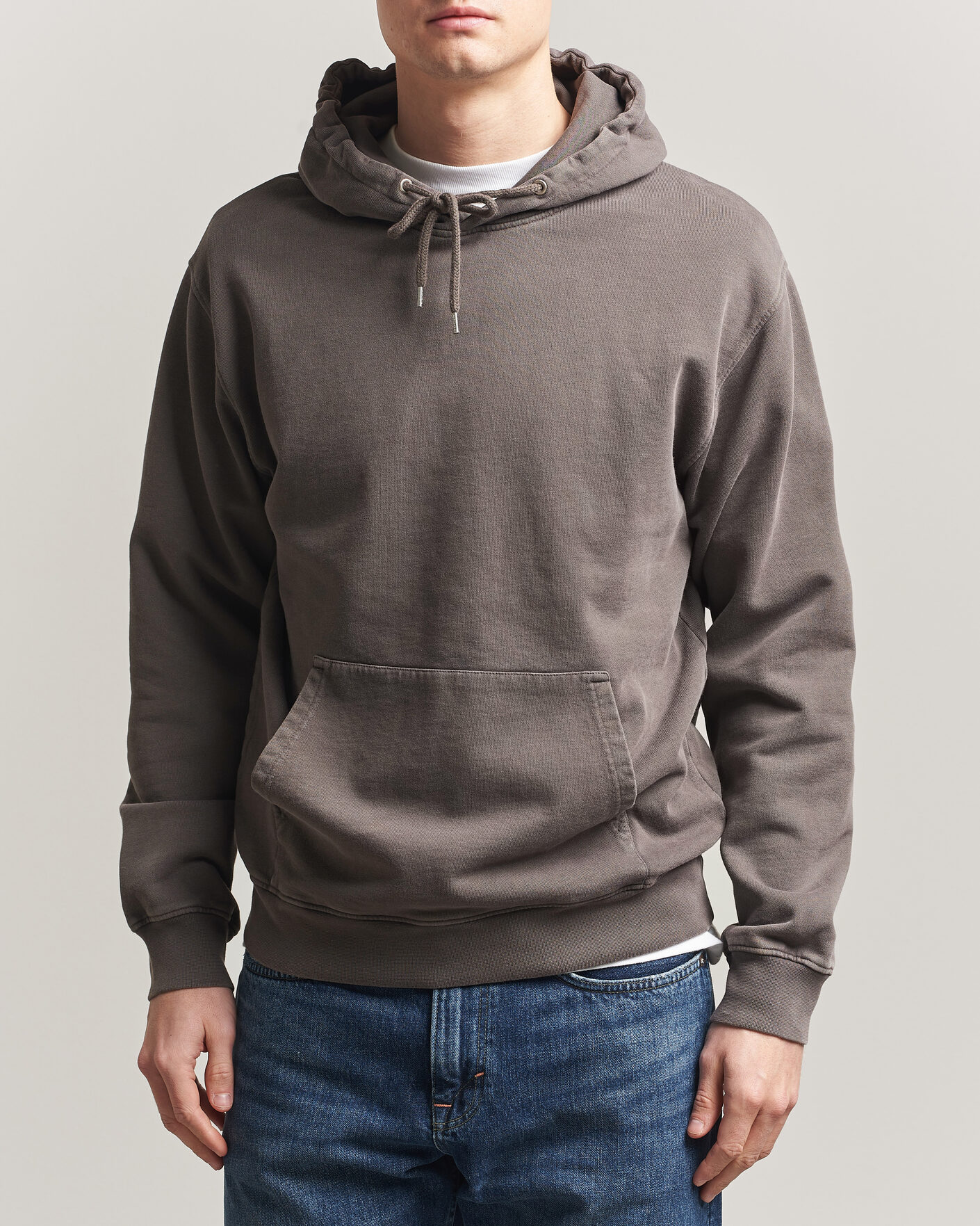 Herre | Trøjer | Colorful Standard | Classic Organic Hood Fade Mud