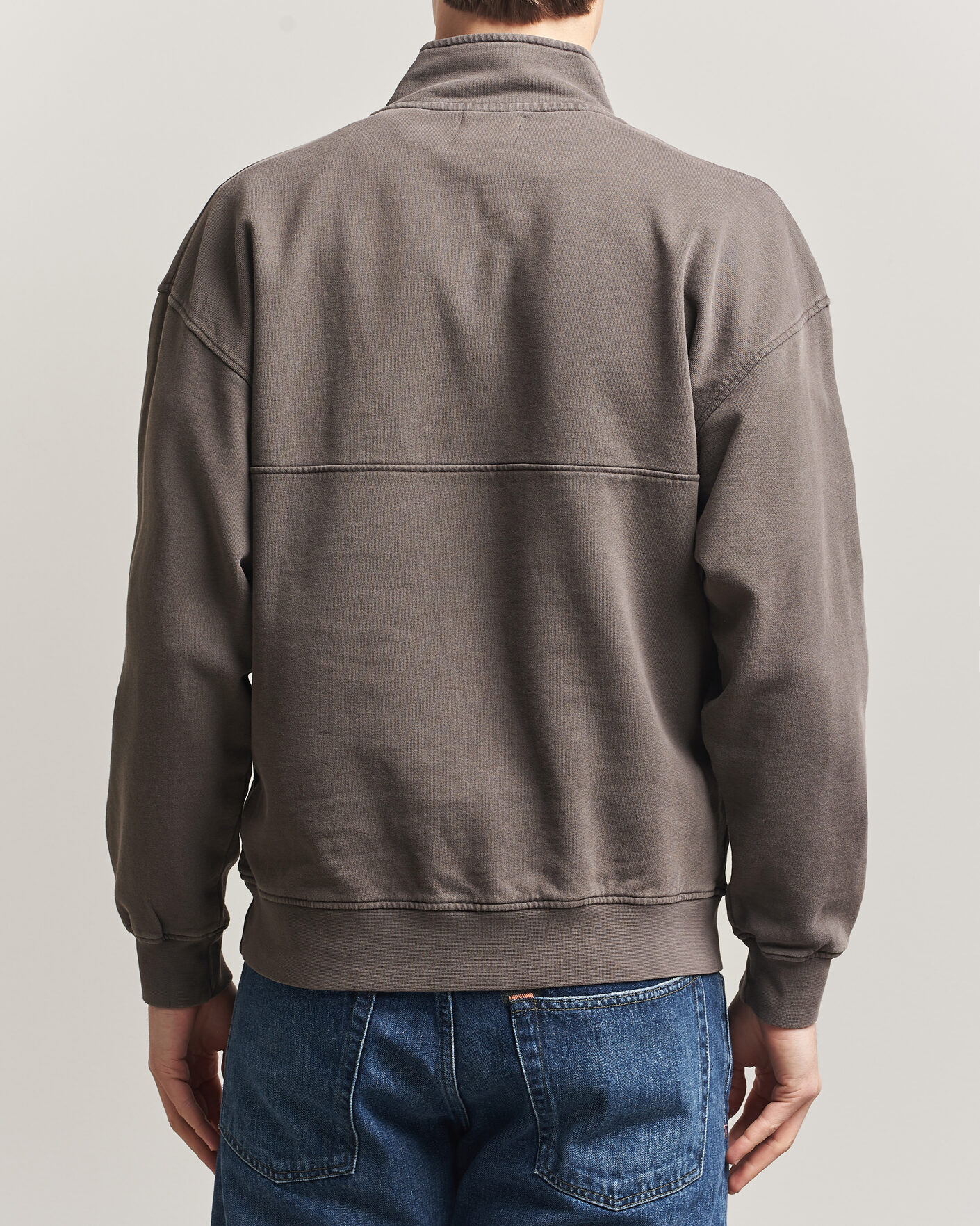 Herre | Trøjer | Colorful Standard | Classic Organic Half-Zip Faded Mud