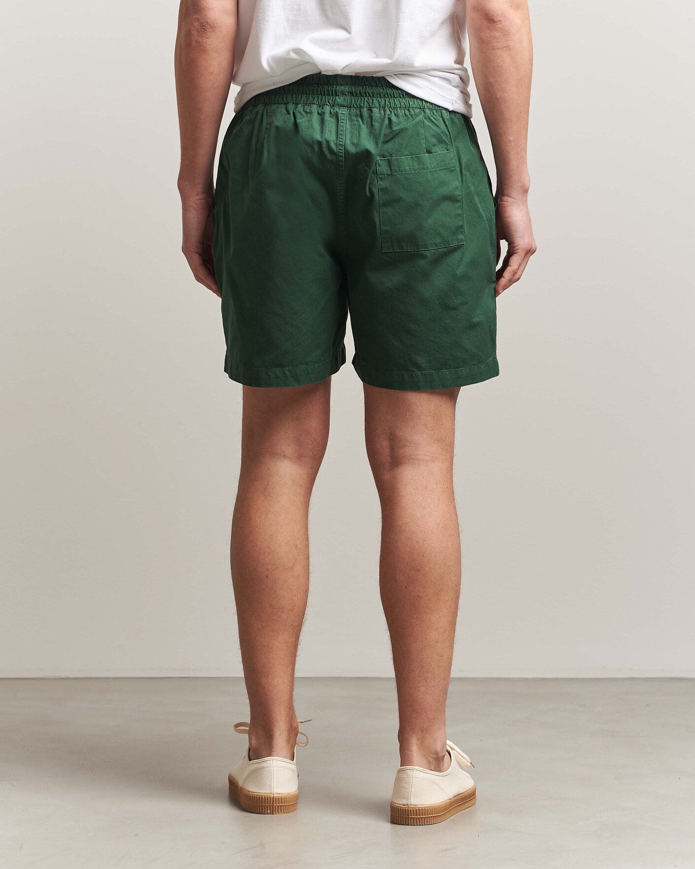 Herre | Shorts | Colorful Standard | Classic Organic Twill Drawstring Shorts Emerald Green