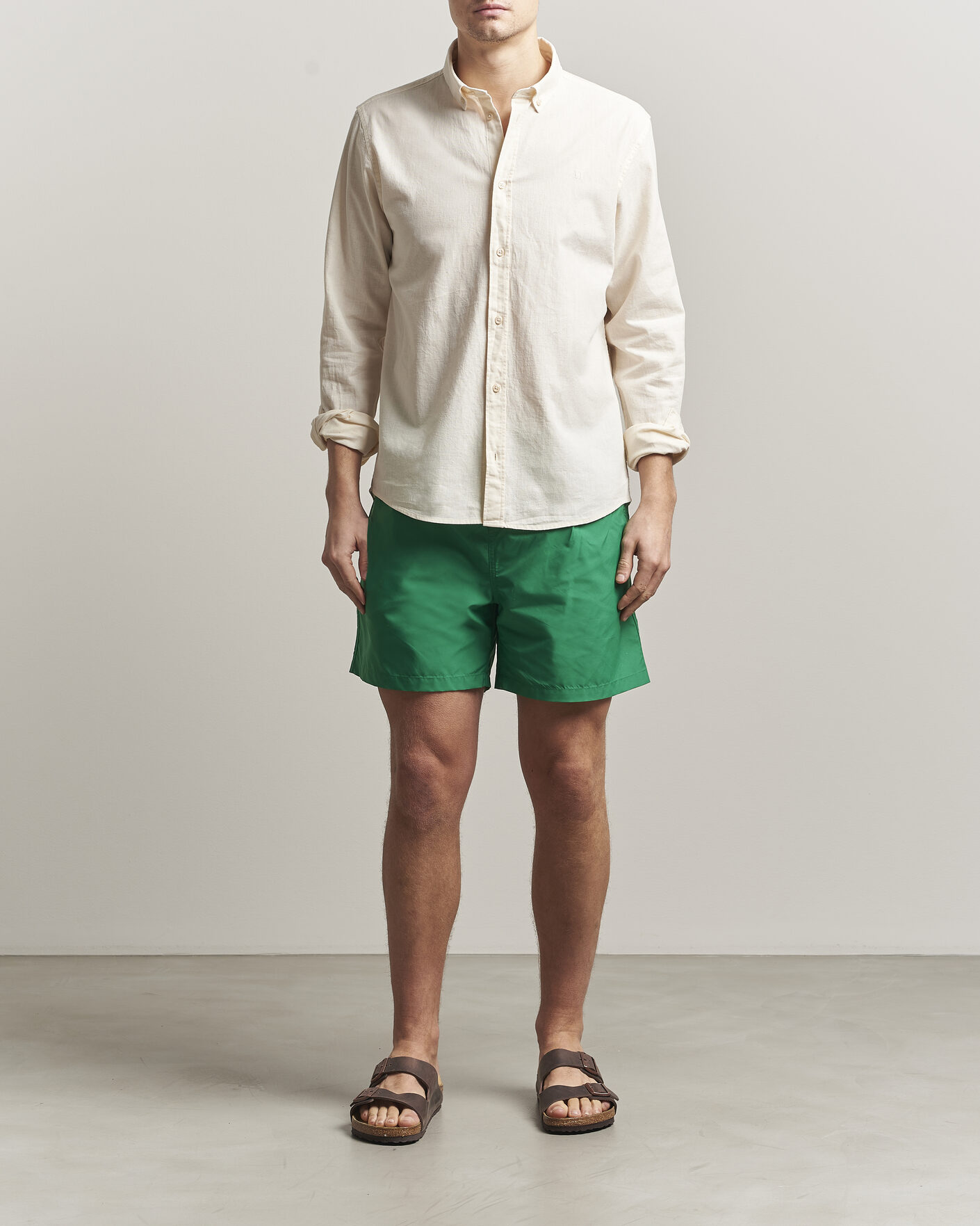 Herre | Badebukser | Colorful Standard | Classic Organic Swim Shorts Kelly Green