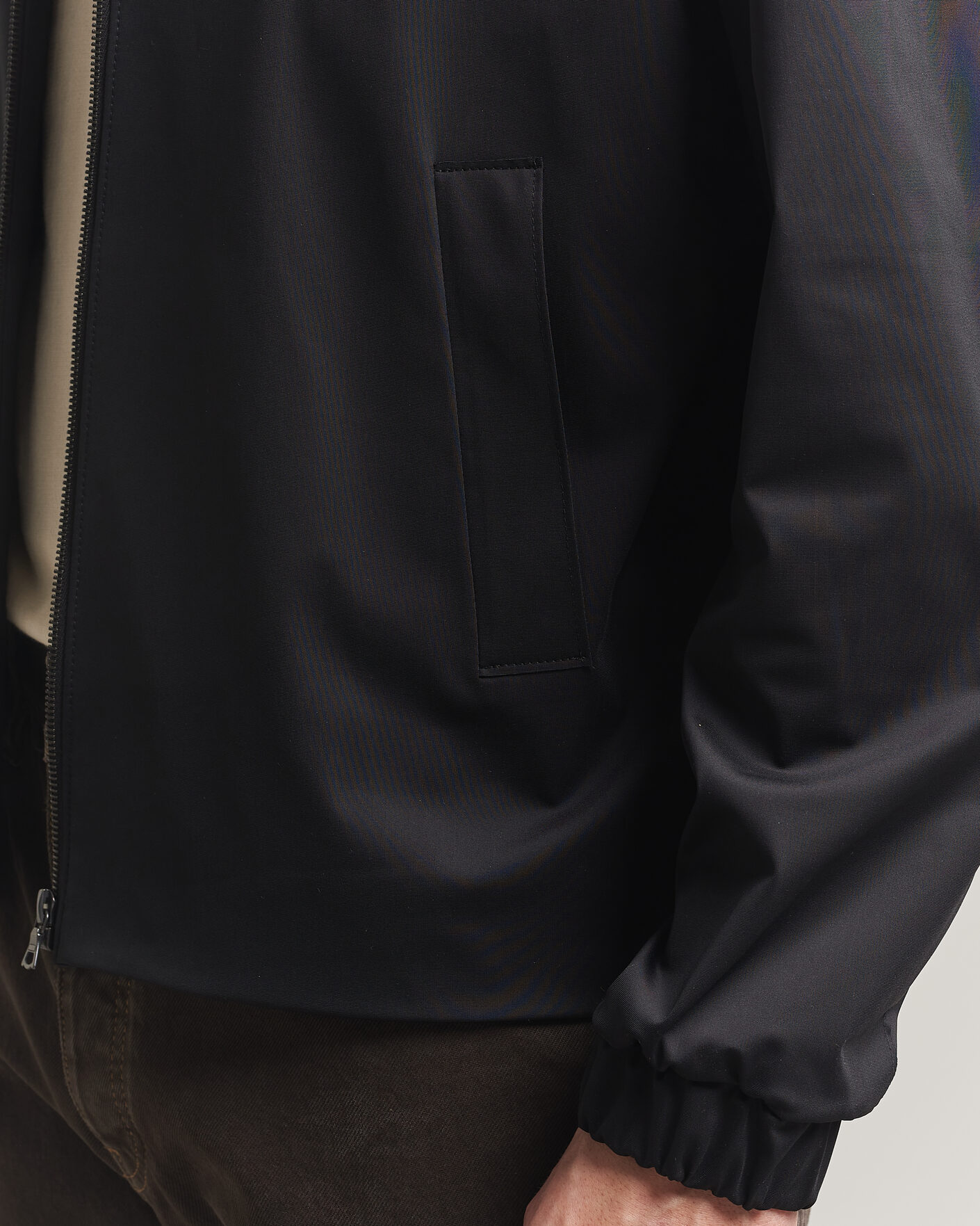 Herre | Jakker | Harris Wharf London | Light Technic Short Jacket Black