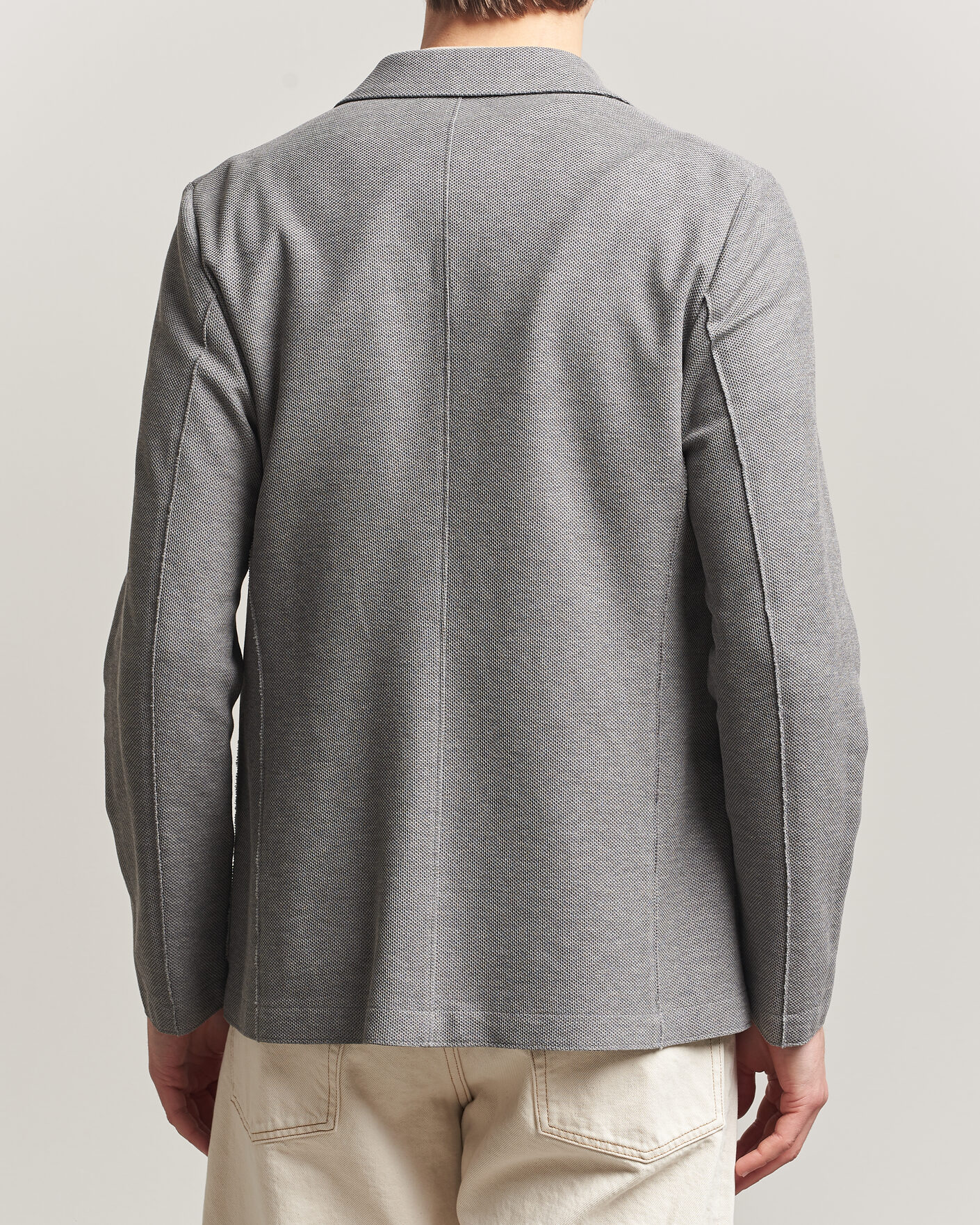 Herre | Blazere & jakker | Harris Wharf London | Loro Piana Honey Comb Blazer Light Grey