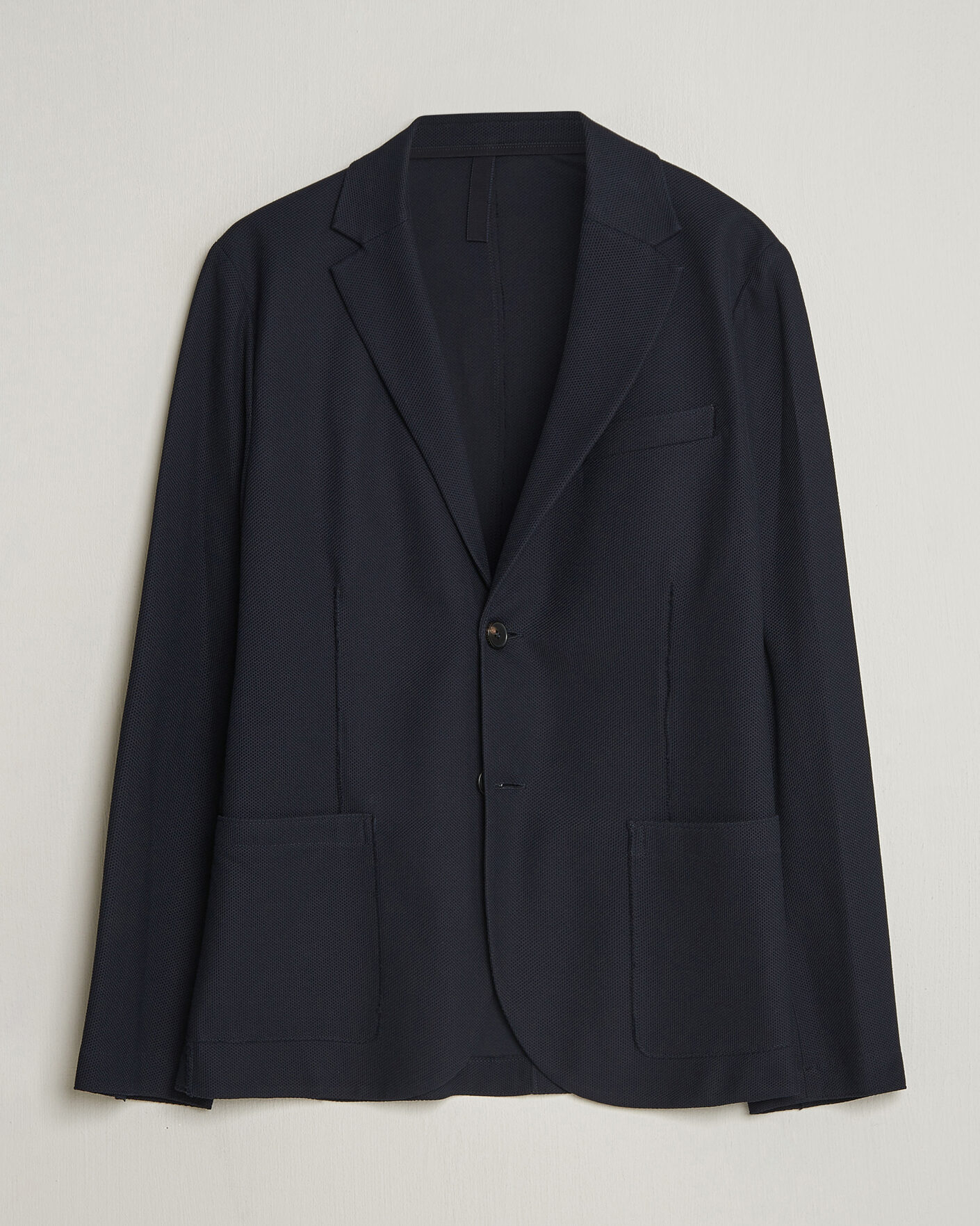 Herre | Blazere & jakker | Harris Wharf London | Loro Piana Honey Comb Blazer Navy Blue