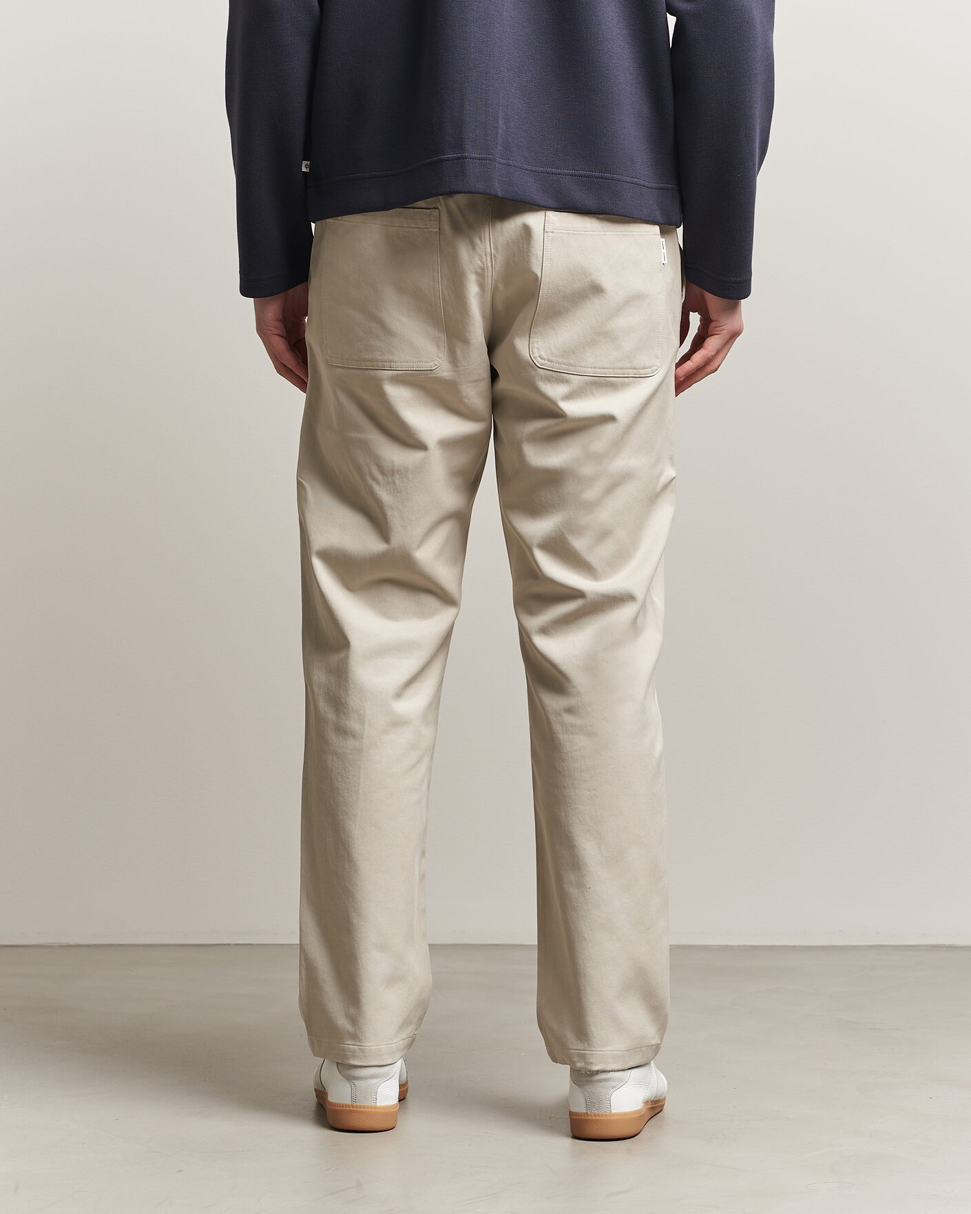 Herre | Bukser | Samsøe Samsøe | Jabari Cotton Drawstring Trousers Moonstruck