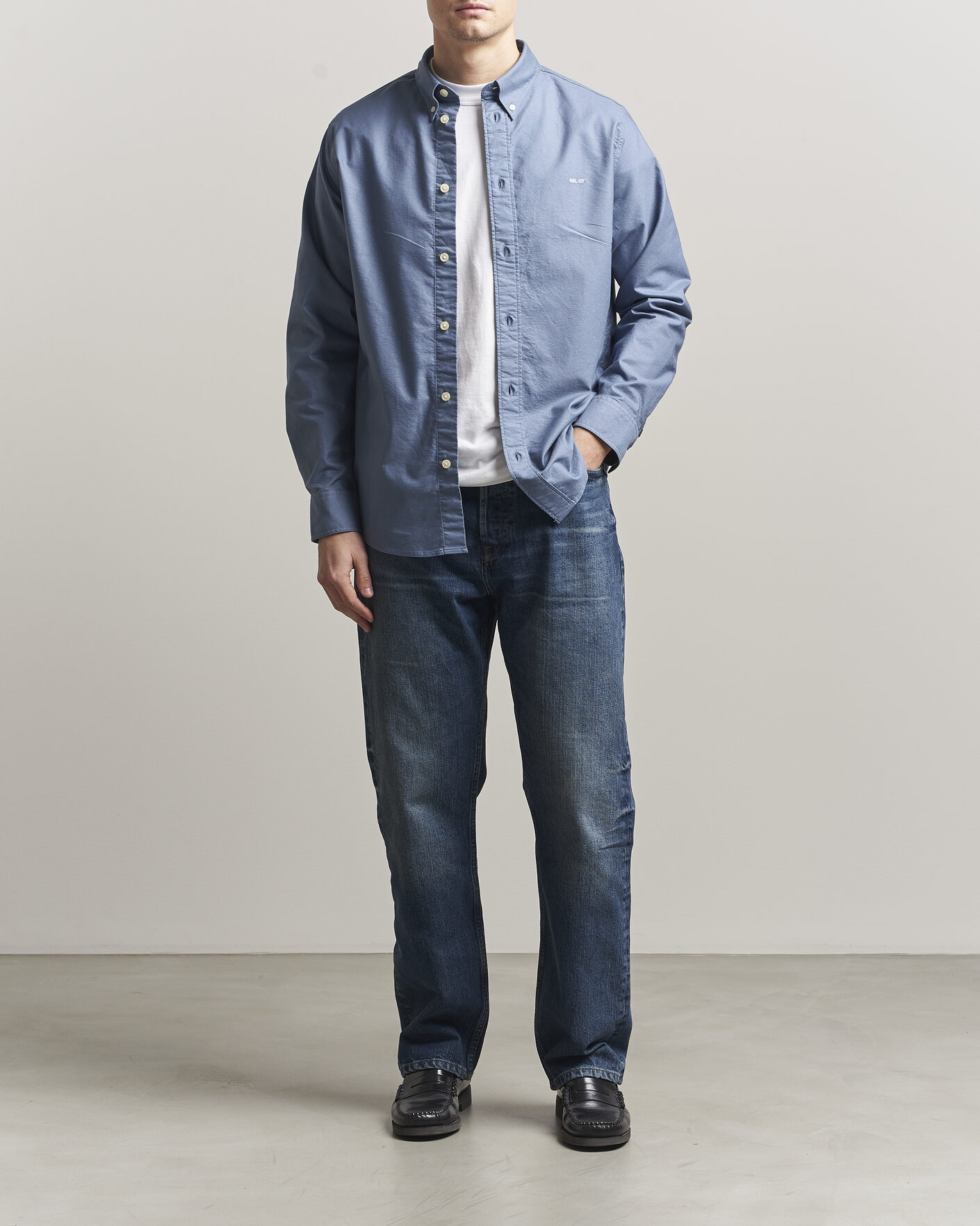 Herre | Jeans | Samsøe Samsøe | Eddie Regular Fit Jeans Nippon Blue