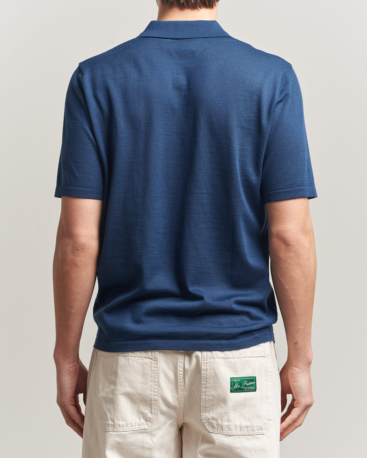 Herre | Polotrøjer | Samsøe Samsøe | Rowan Knitted Polo Insignia Blue
