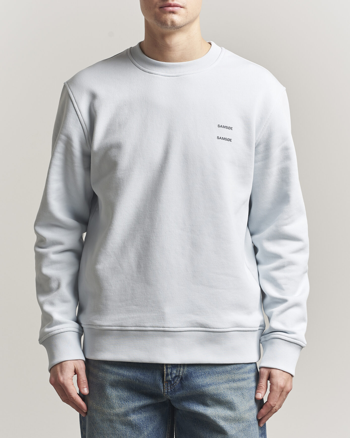 Herre | Trøjer | Samsøe Samsøe | Joel Organic Cotton Sweatshirt Skywriting