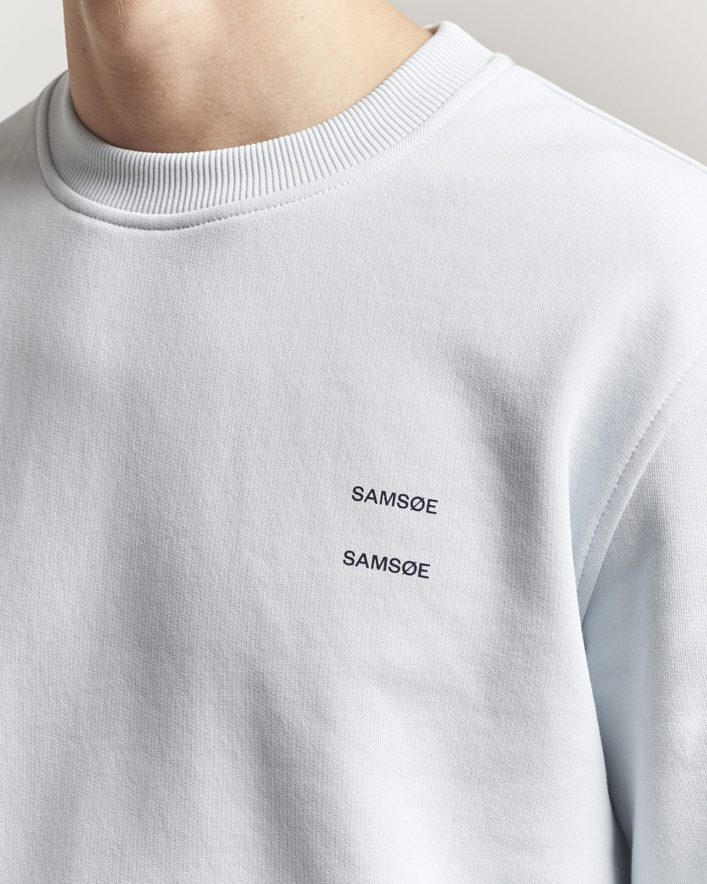 Herre | Trøjer | Samsøe Samsøe | Joel Organic Cotton Sweatshirt Skywriting