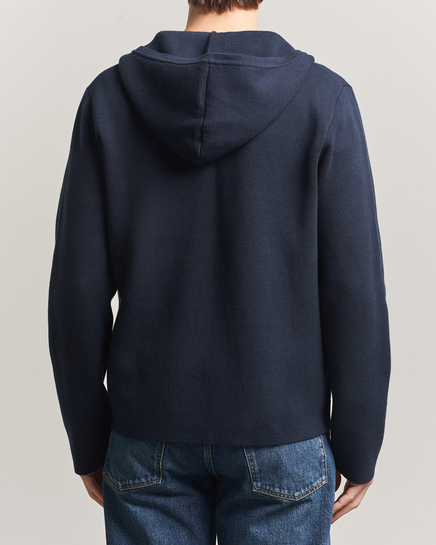 Herre | Trøjer | Samsøe Samsøe | Niklas Full Zip Hoodie Salute Navy