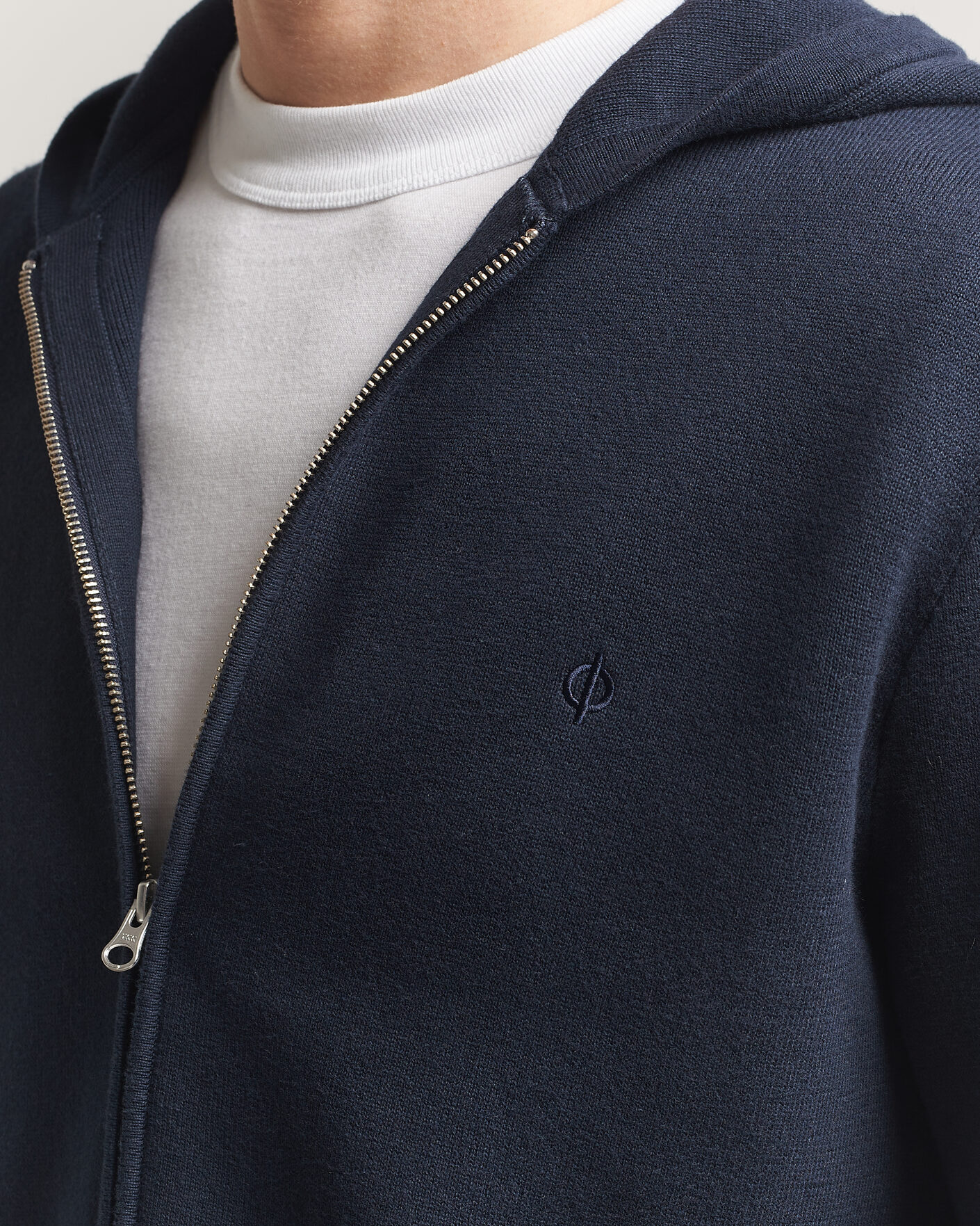 Herre | Trøjer | Samsøe Samsøe | Niklas Full Zip Hoodie Salute Navy