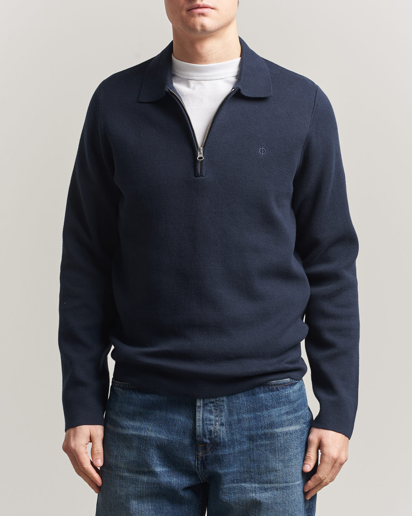 Herre | Trøjer | Samsøe Samsøe | Guna Half Zip Salute Navy
