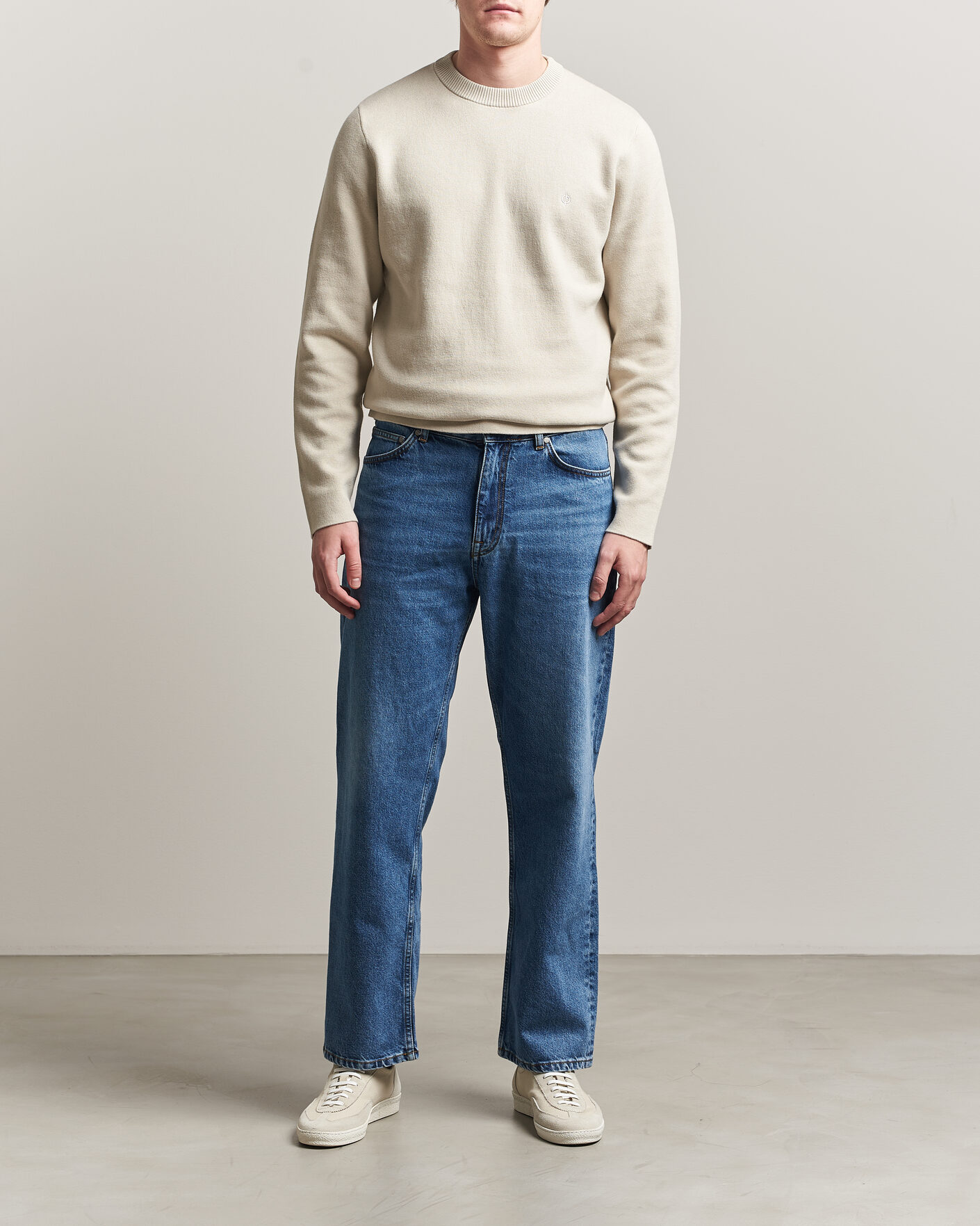 Herre | Trøjer | Samsøe Samsøe | Niklas Crew Neck Sweater Moonstruck