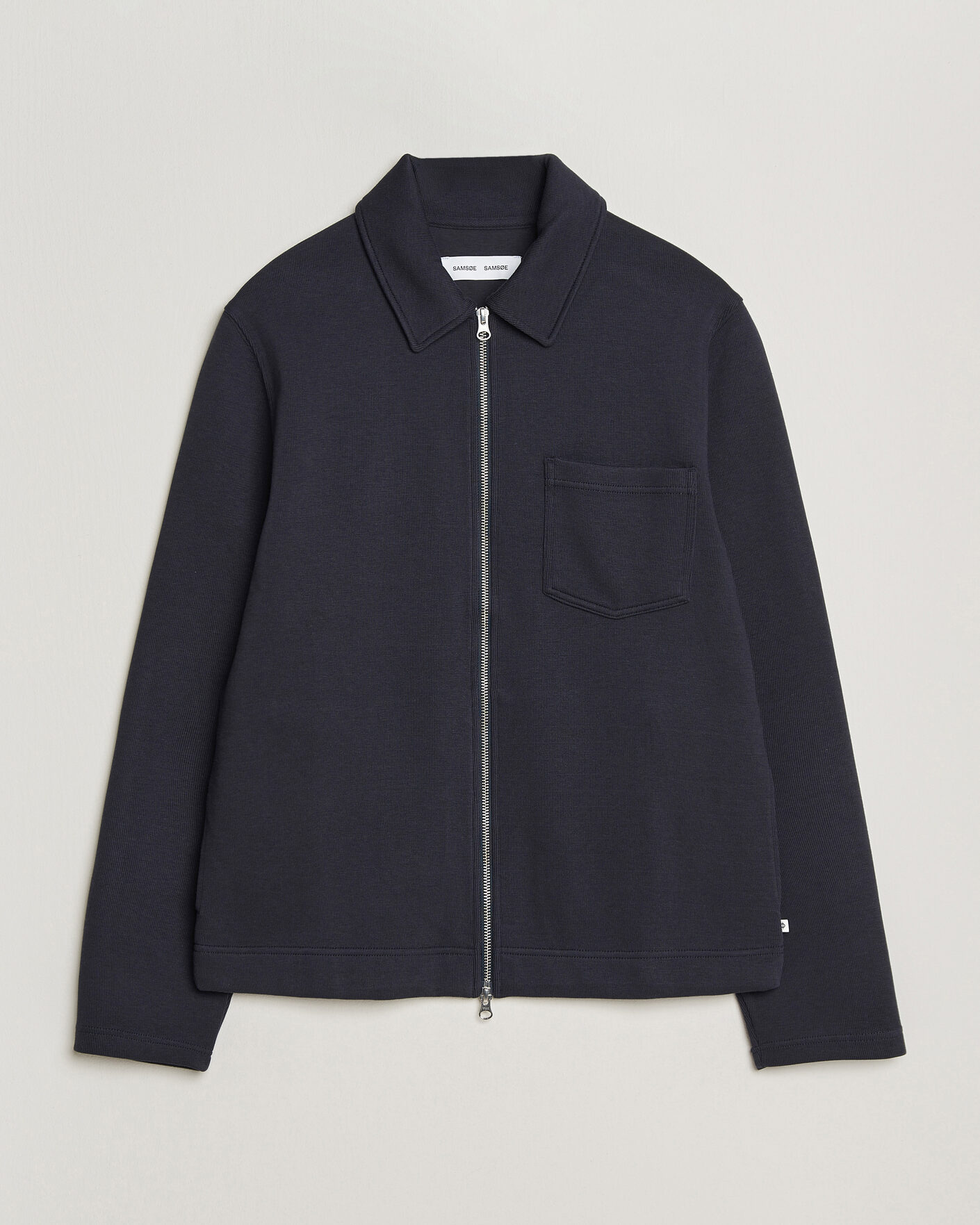Herre | Trøjer | Samsøe Samsøe | Hannes Full Zip Salute Navy