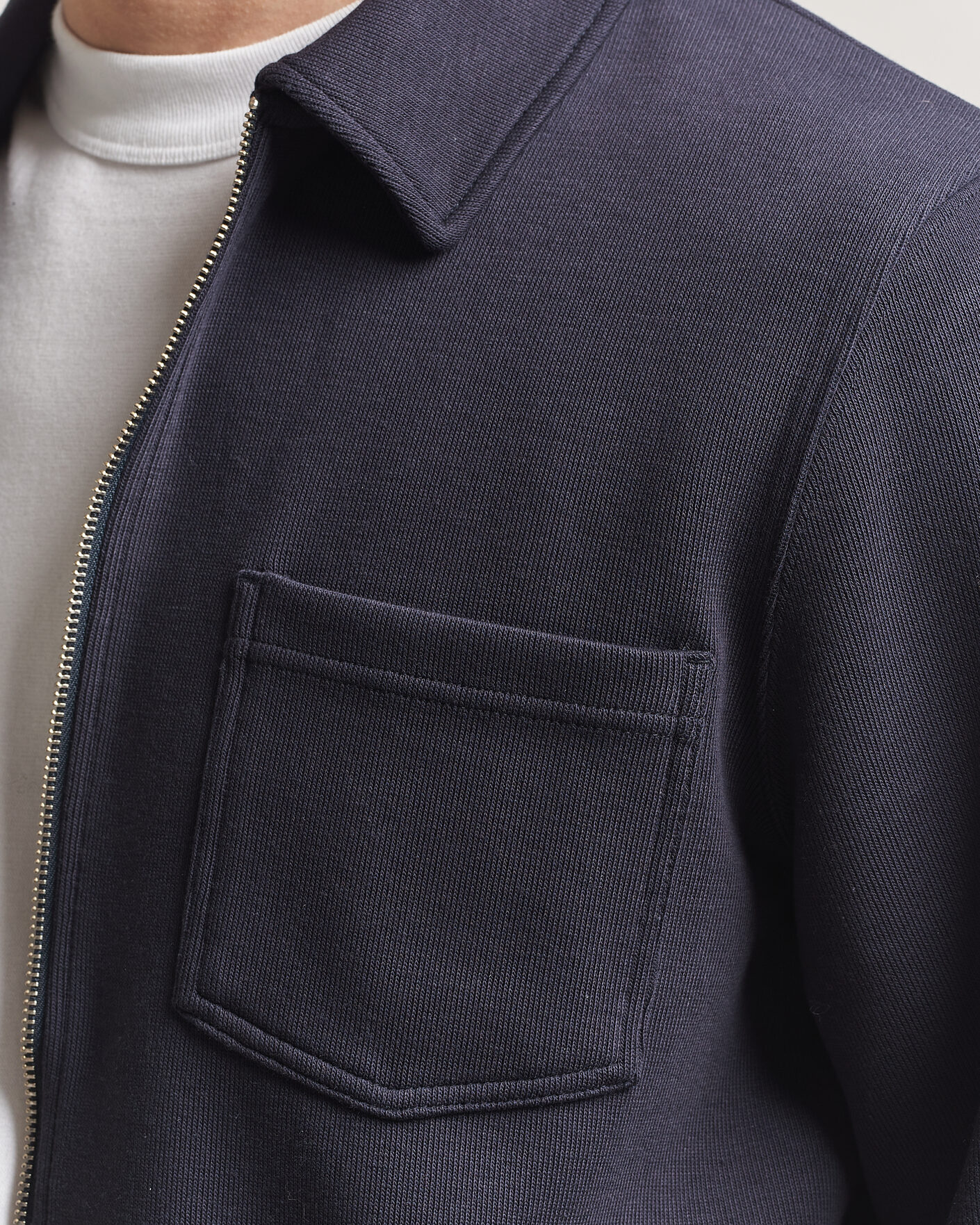 Herre | Trøjer | Samsøe Samsøe | Hannes Full Zip Salute Navy