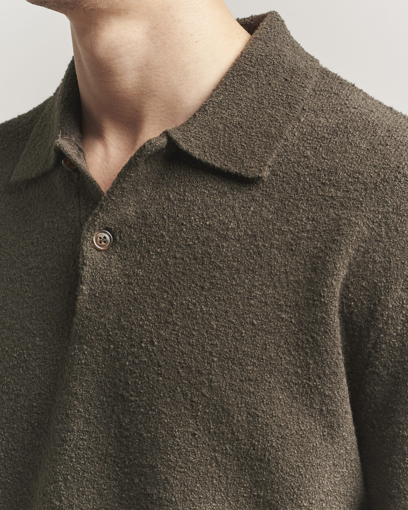 Herre | Trøjer | Samsøe Samsøe | Nino Knitted Polo Black Olive