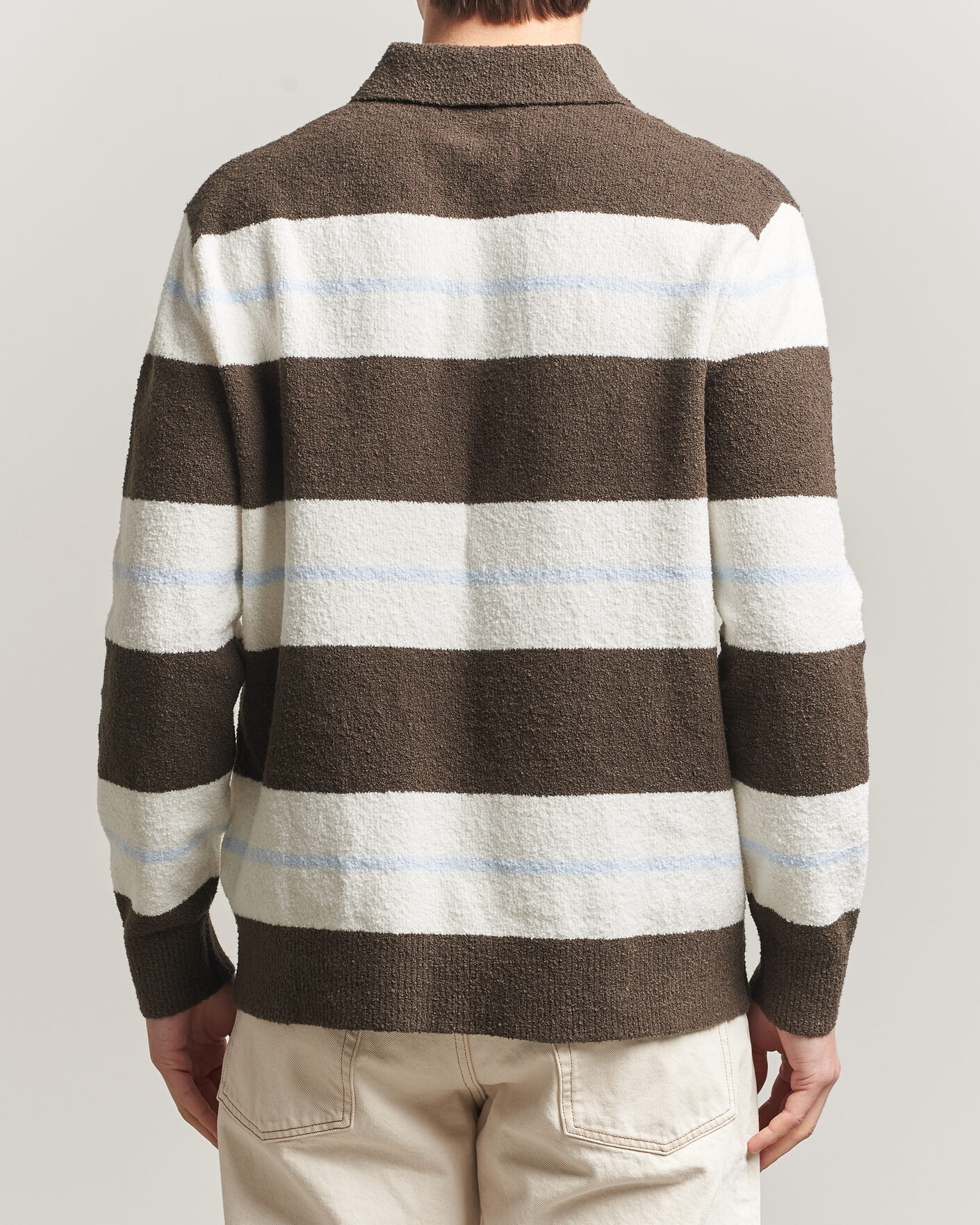 Herre | Trøjer | Samsøe Samsøe | Nino Knitted Polo Black Olive/White