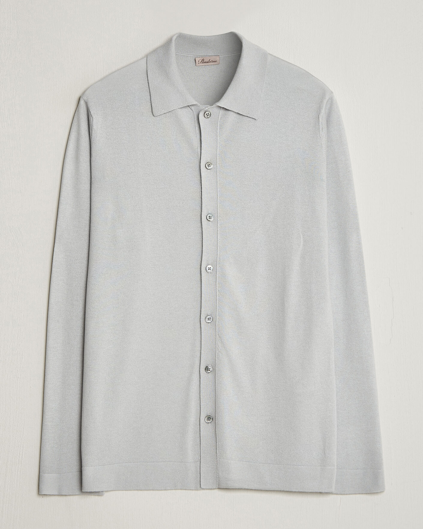 Herre | Trøjer | Stenströms | Silk/Cashmere Cardigan Light Grey
