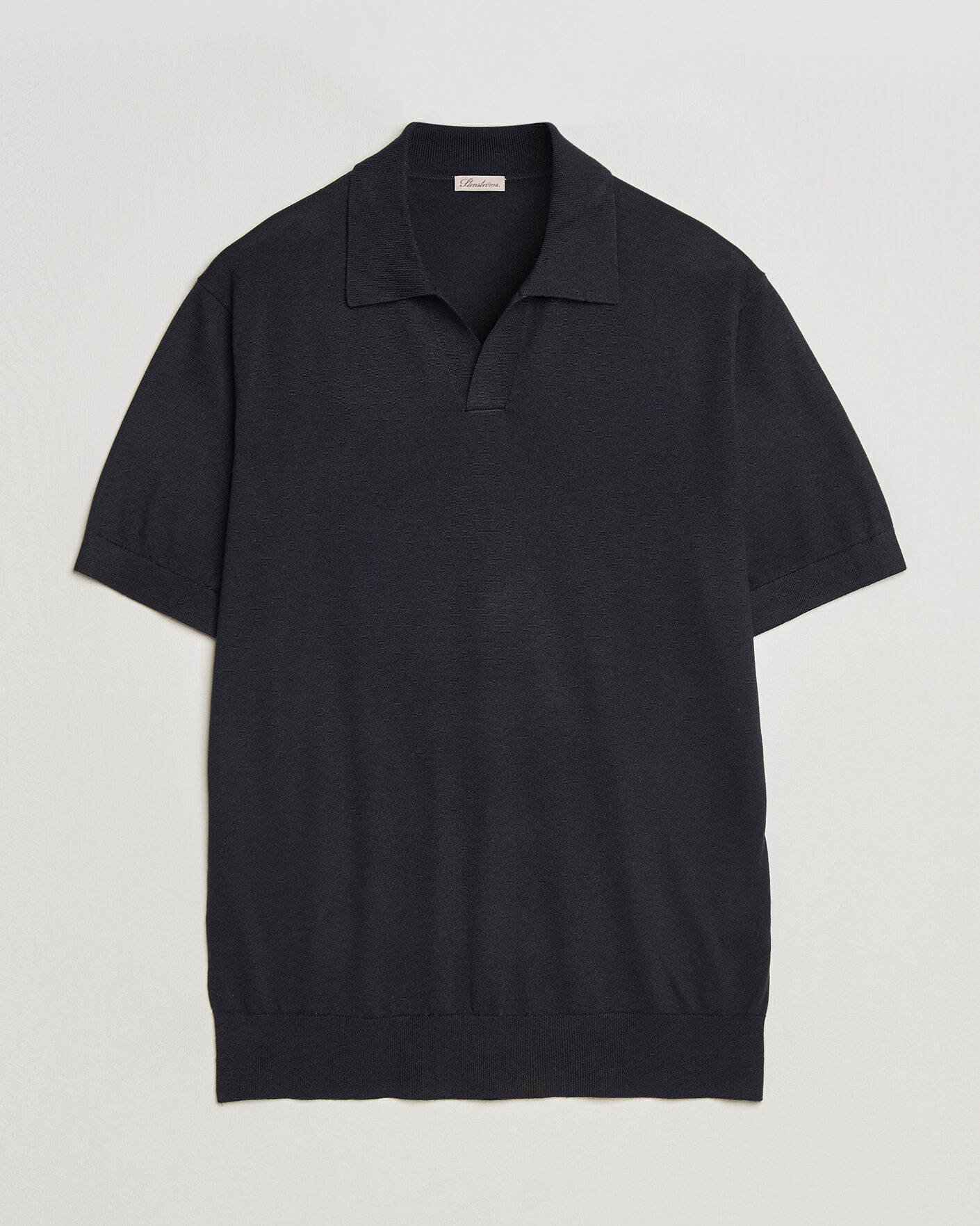Herre | Polotrøjer | Stenströms | Silk/Cashmere Polo Navy