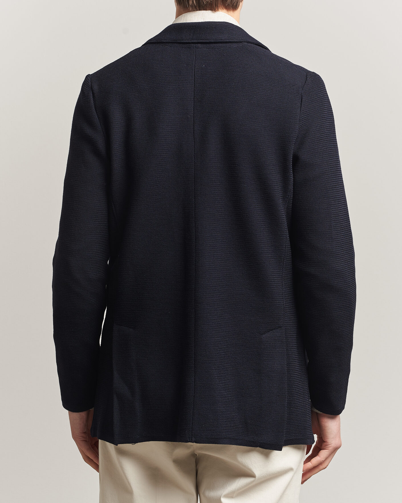 Herre | Blazere & jakker | Stenströms | Milano Knitted Textured Blazer Navy