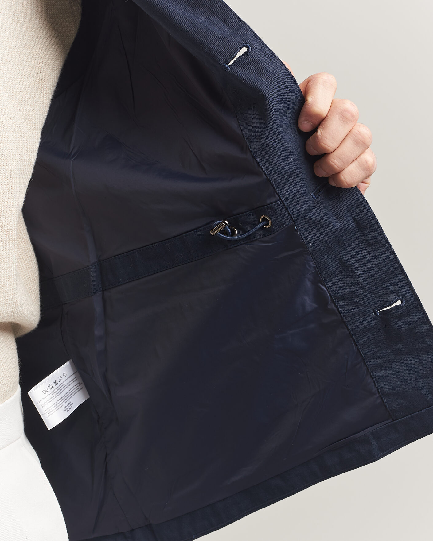 Herre | Veste | Stenströms | Cotton Twill Vest Navy