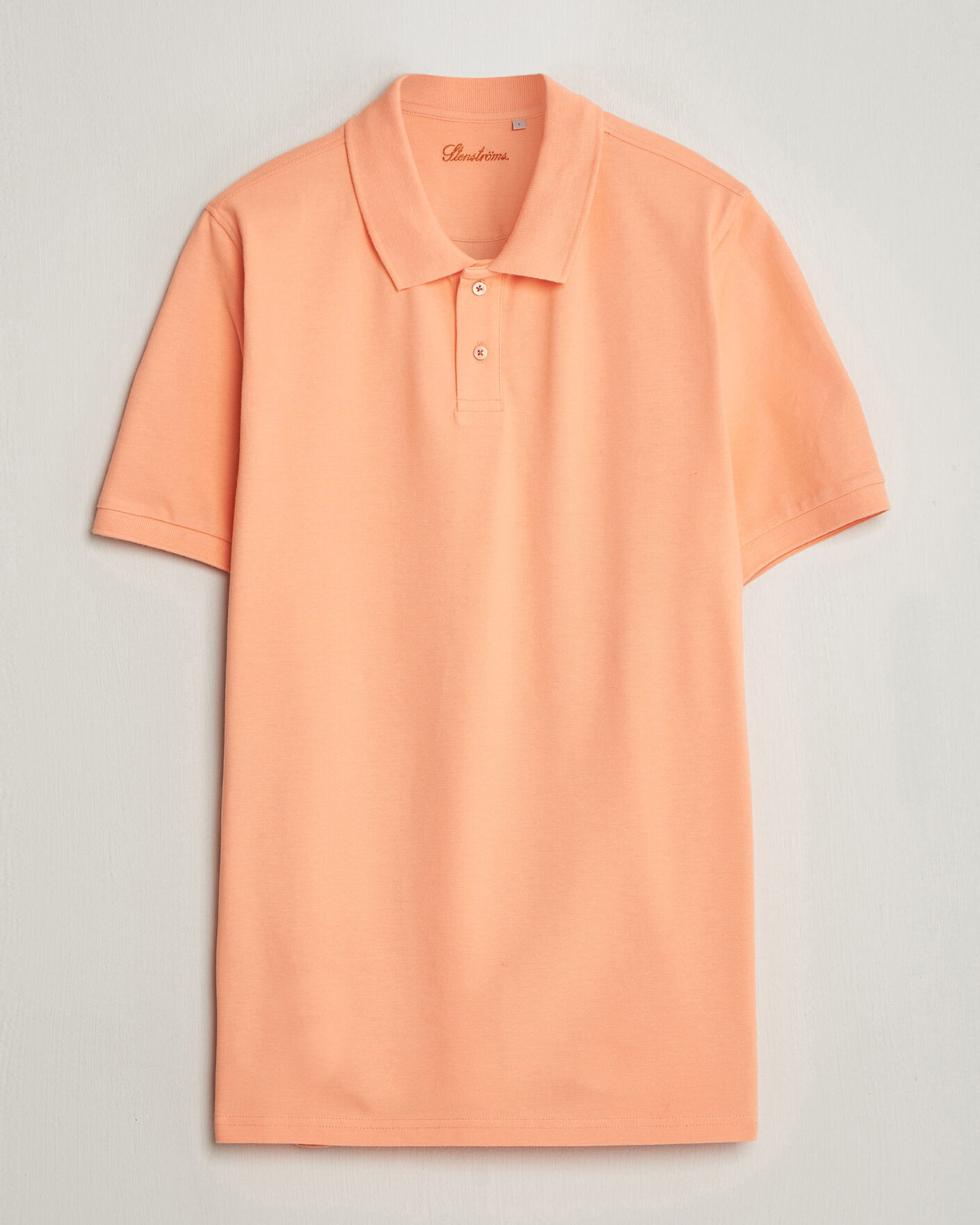 Herre | Polotrøjer | Stenströms | Organic Cotton Piquet Polo Shirt Mandarin