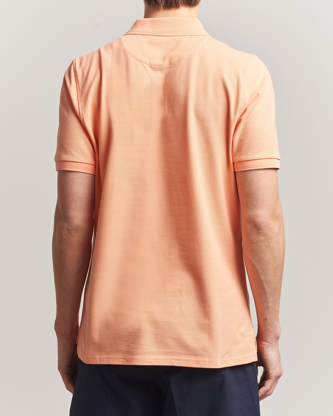 Herre | Polotrøjer | Stenströms | Organic Cotton Piquet Polo Shirt Mandarin