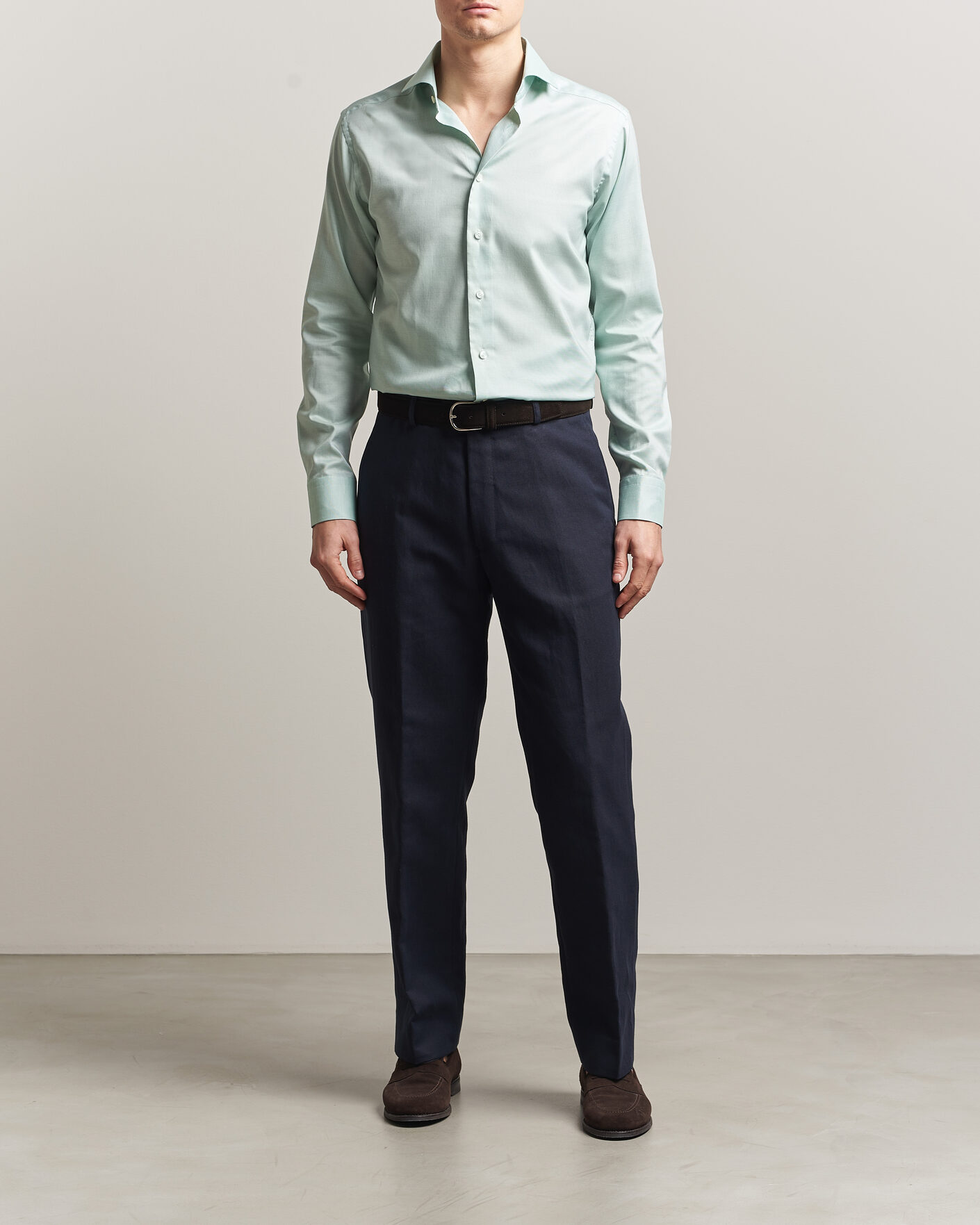 Herre | Skjorter | Eton | Slim Fit Signature Oxford Shirt Mid Green