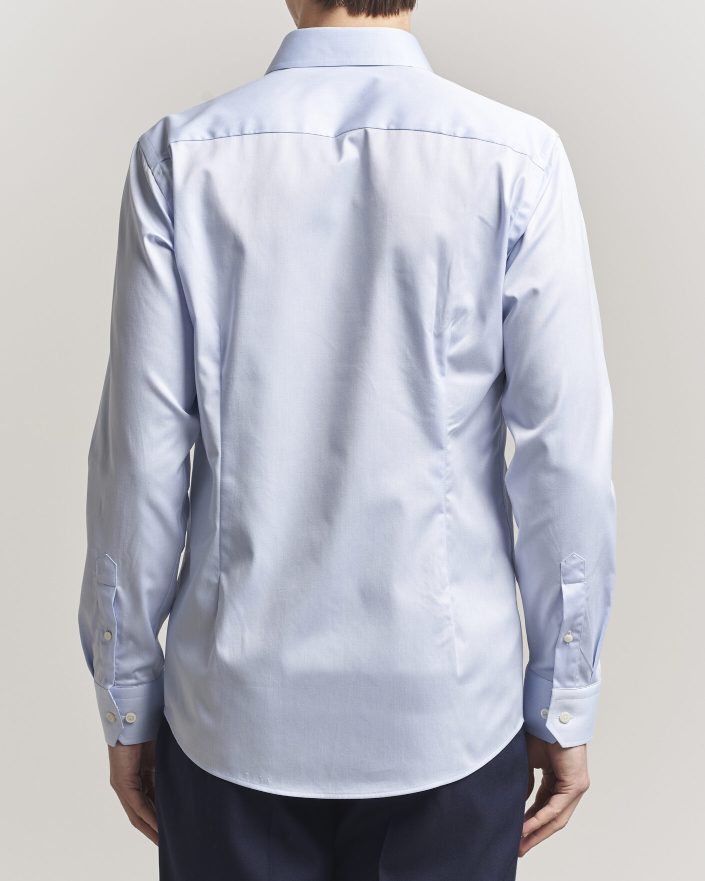 Herre | Skjorter | Eton | Slim Fit Signature Twill Contrast Shirt Light Blue