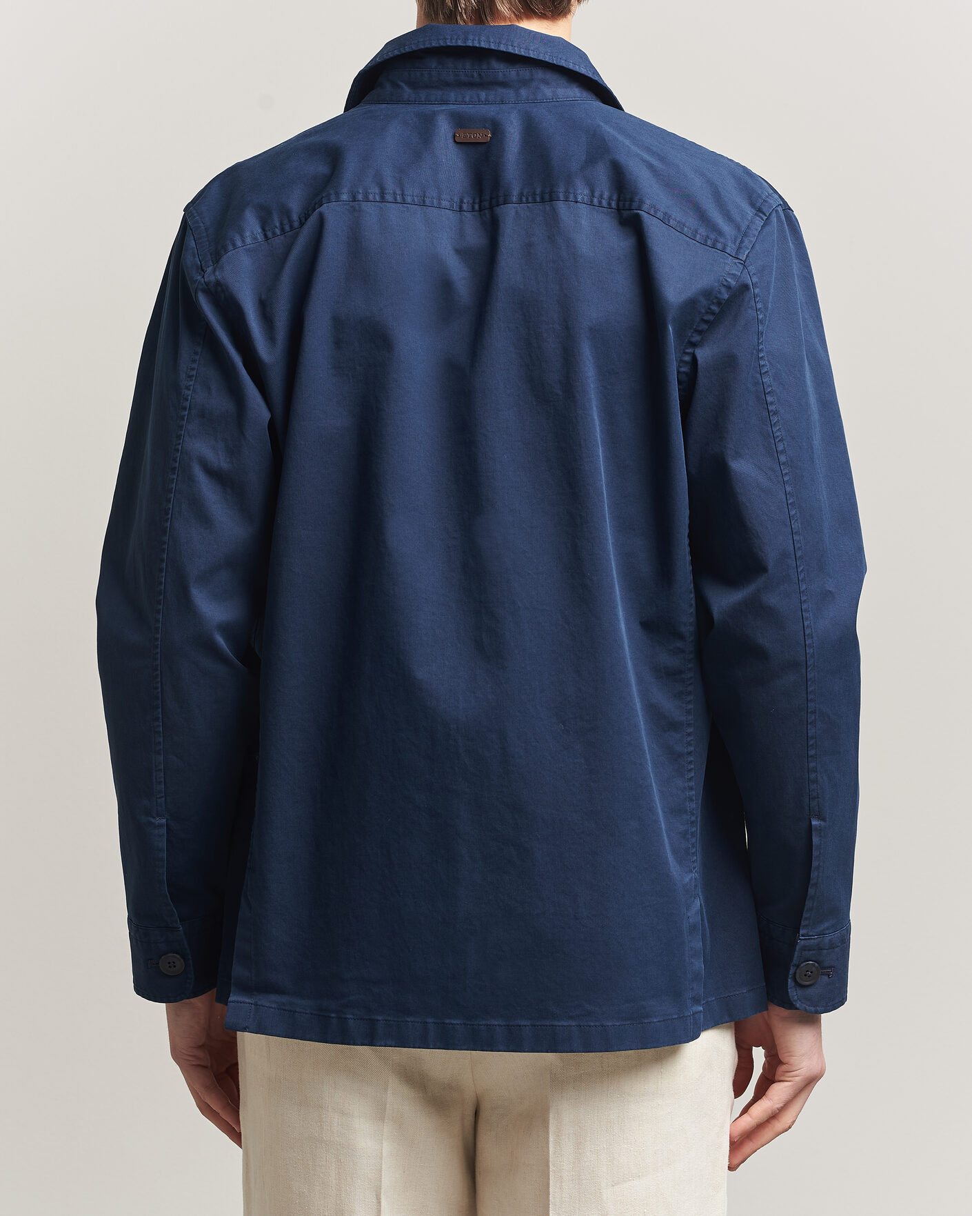 Herre | Jakker | Eton | Cotton Chore Jacket Navy Blue