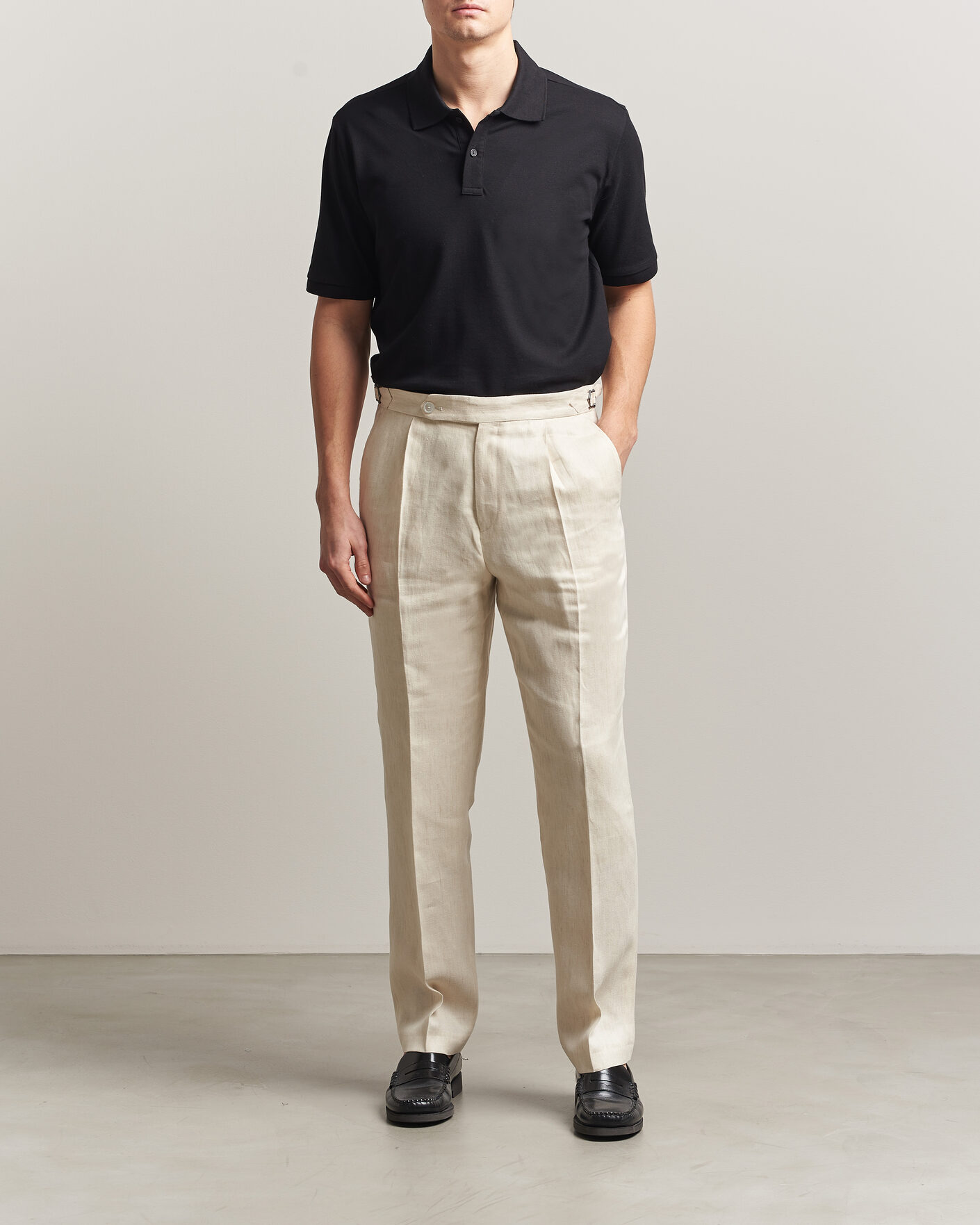 Herre | Polotrøjer | Eton | Pima Pique Polo Black