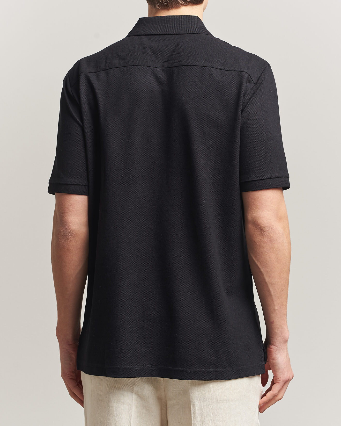 Herre | Polotrøjer | Eton | Pima Pique Polo Black