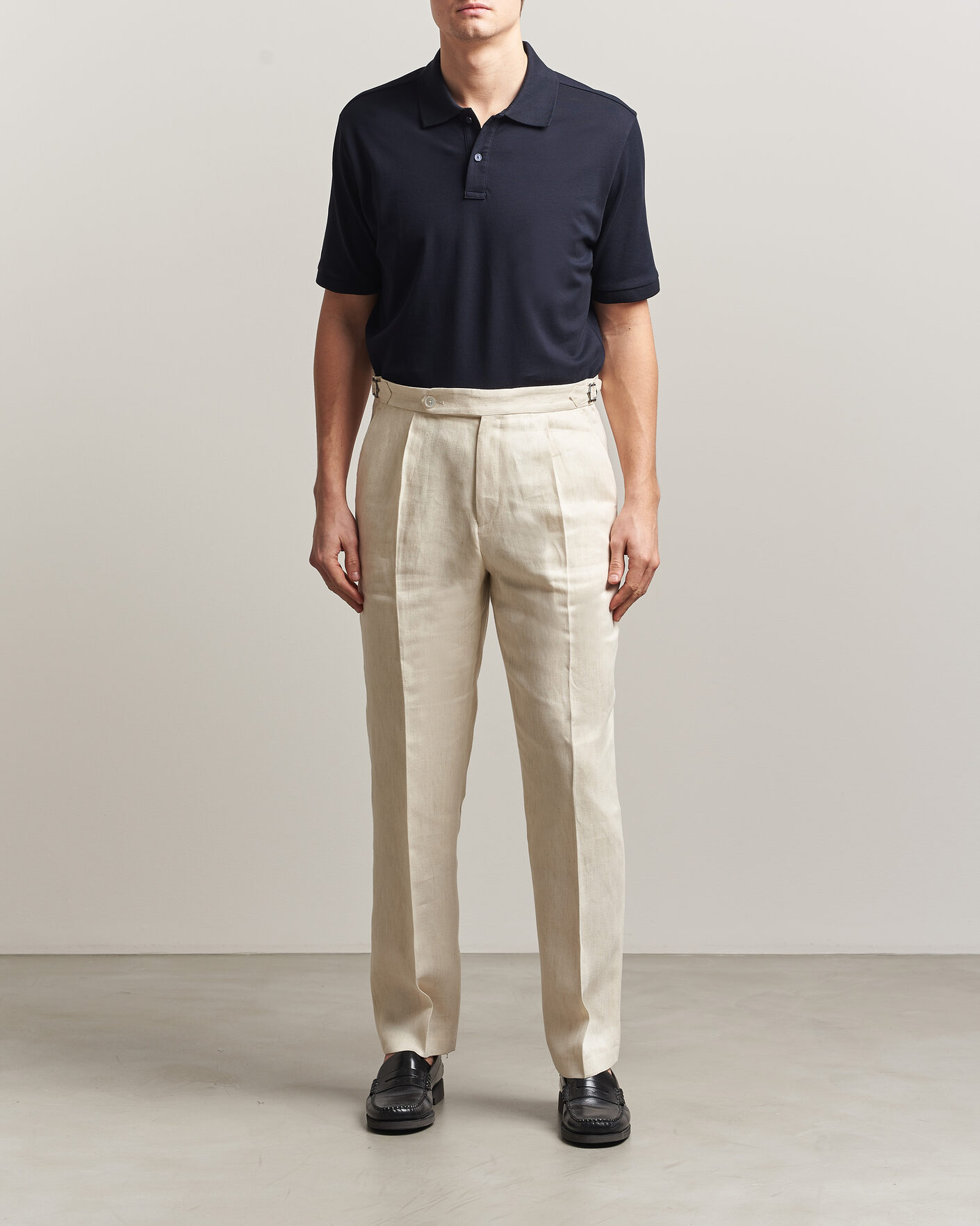Herre | Polotrøjer | Eton | Pima Pique Polo Navy Blue