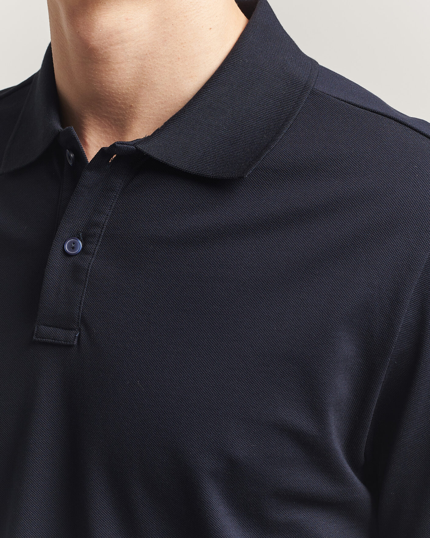 Herre | Polotrøjer | Eton | Pima Pique Polo Navy Blue